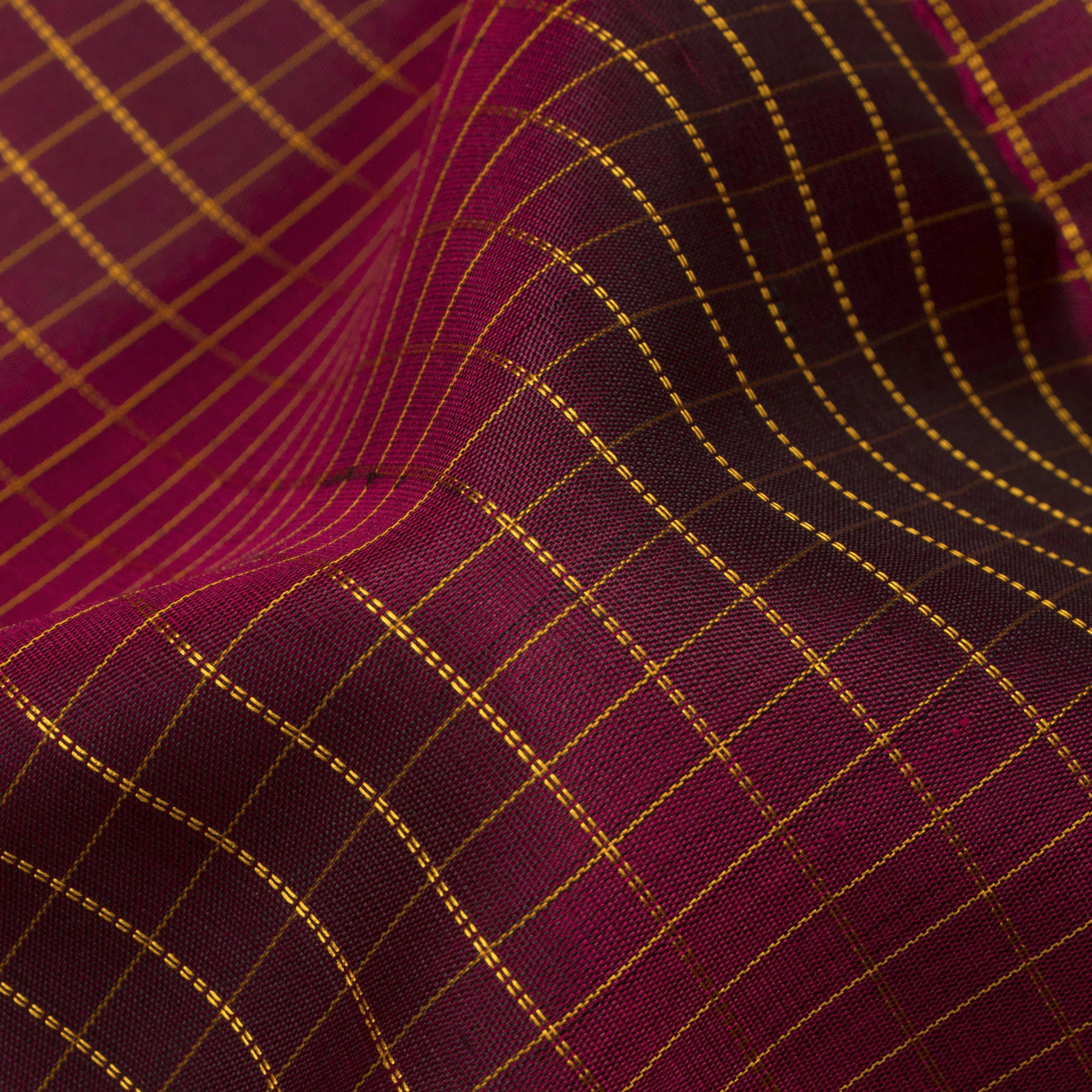 Kanakavalli Kanjivaram Silk Sari 24-615-HS001-11833 - Fabric View