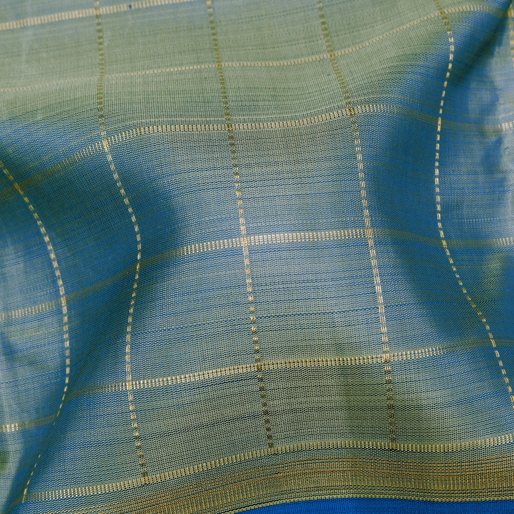 Kanakavalli Kanjivaram Silk Sari 24-615-HS001-11844 - Fabric View