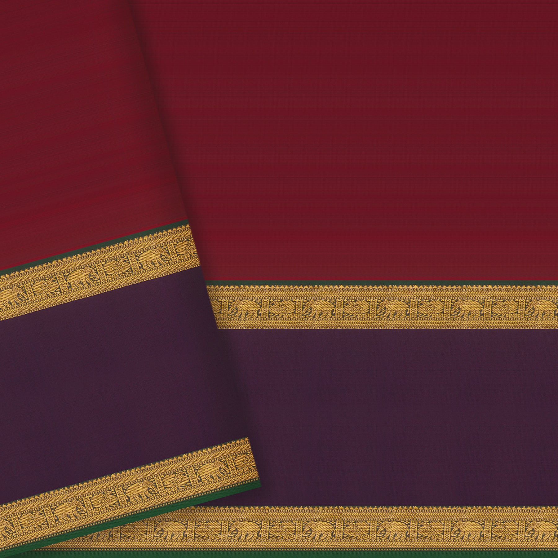 Kanakavalli Kanjivaram Silk Sari 24-615-HS001-11878 - Blouse View