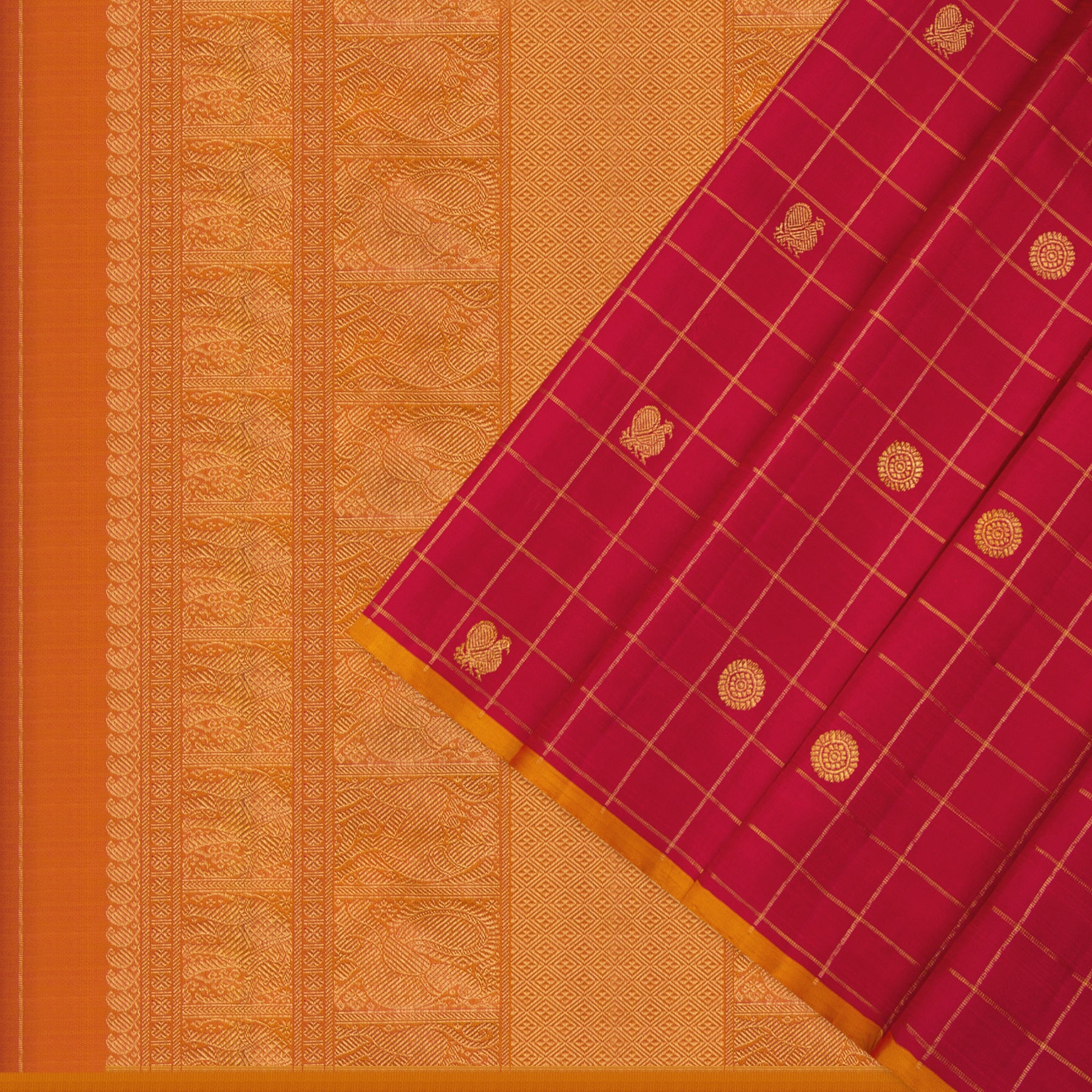 Kanakavalli Kanjivaram Silk Sari 24-615-HS001-12601 - Cover View