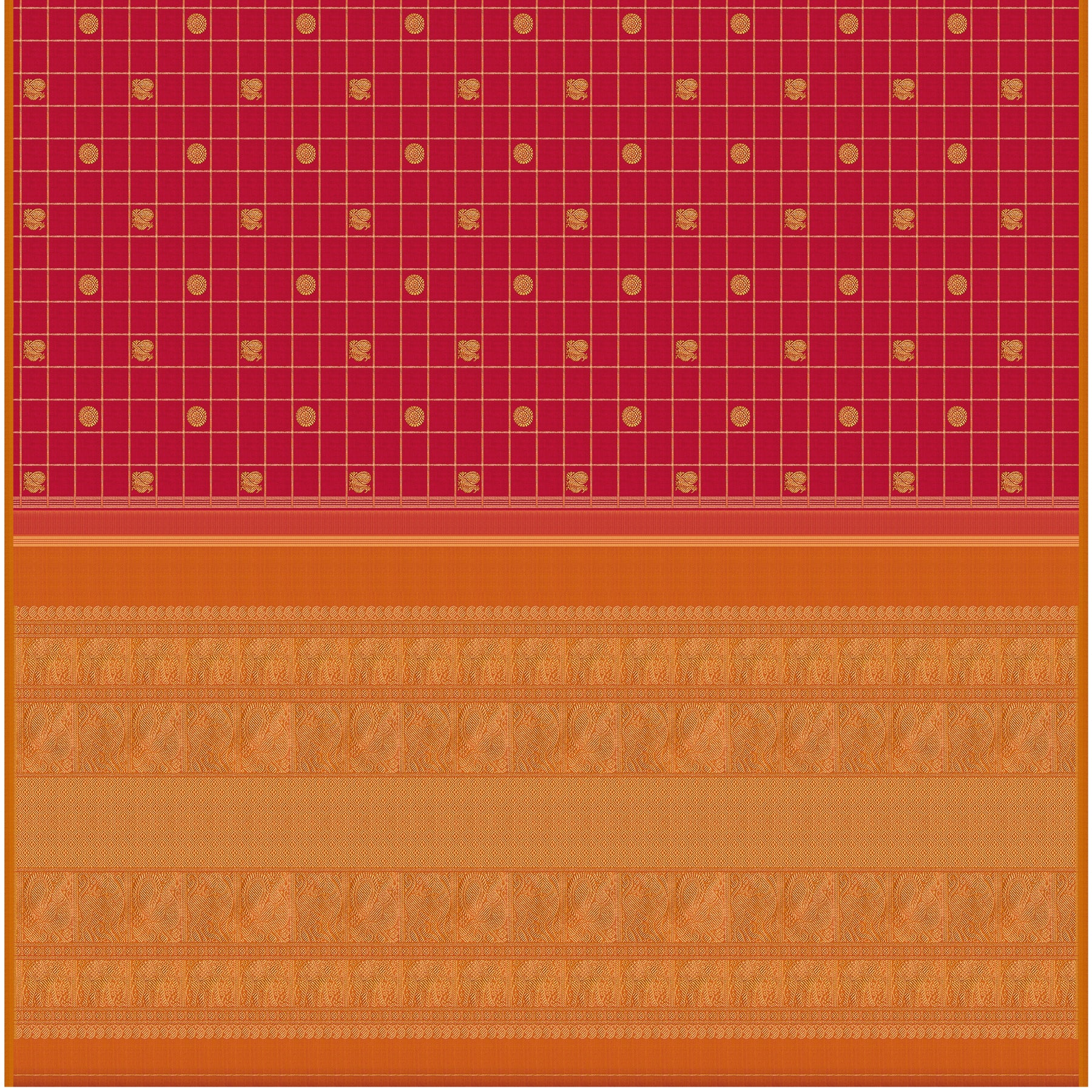 Kanakavalli Kanjivaram Silk Sari 24-615-HS001-12601 - Full View