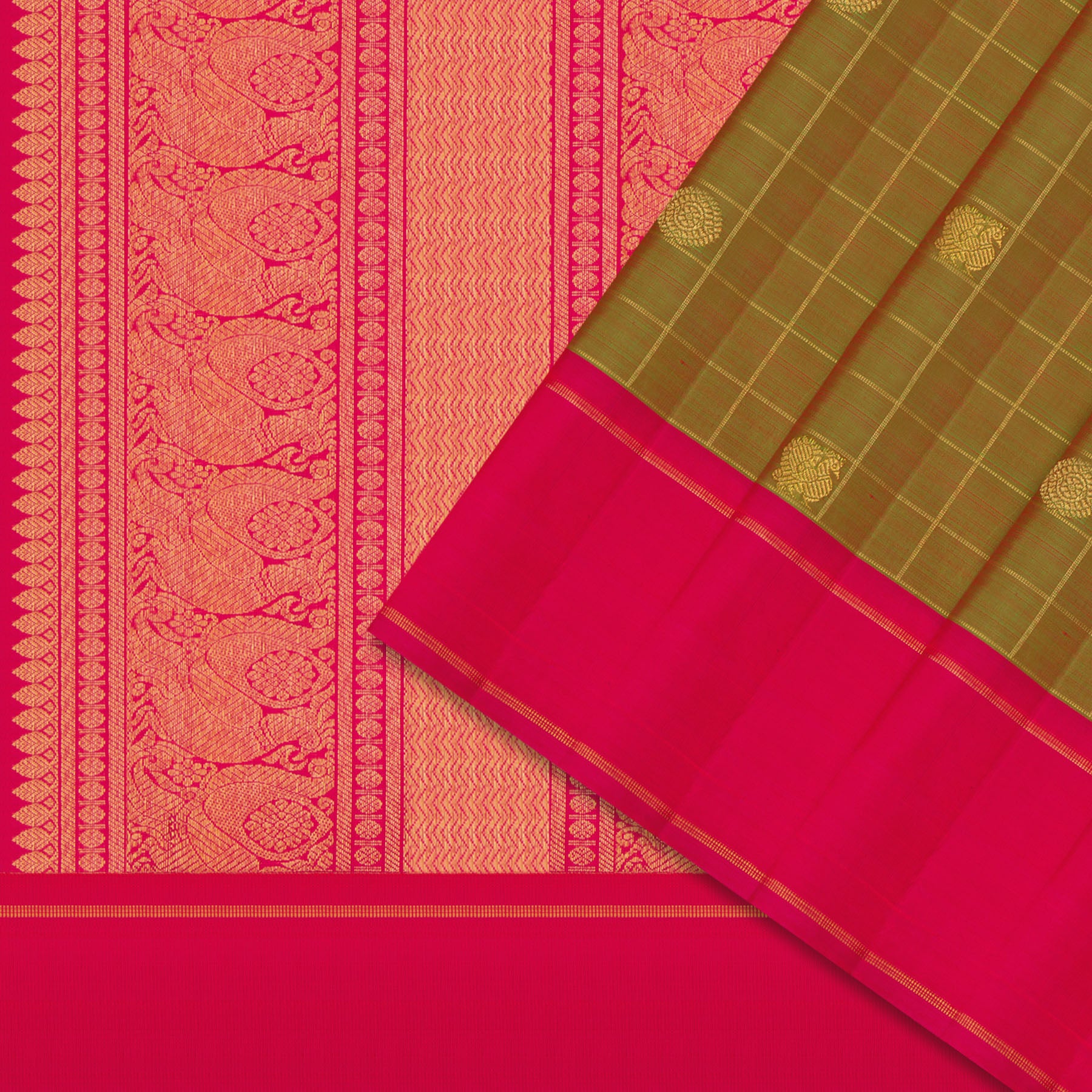 Kanakavalli Kanjivaram Silk Sari 24-615-HS001-12603 - Cover View
