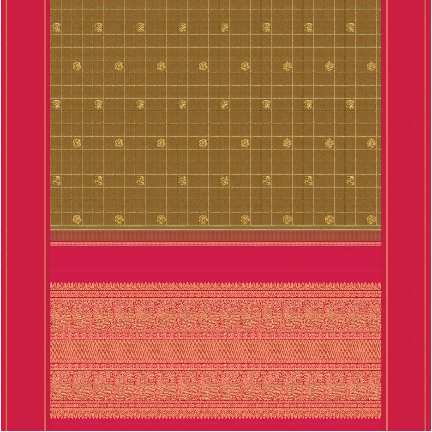 Kanakavalli Kanjivaram Silk Sari 24-615-HS001-12603 - Full View