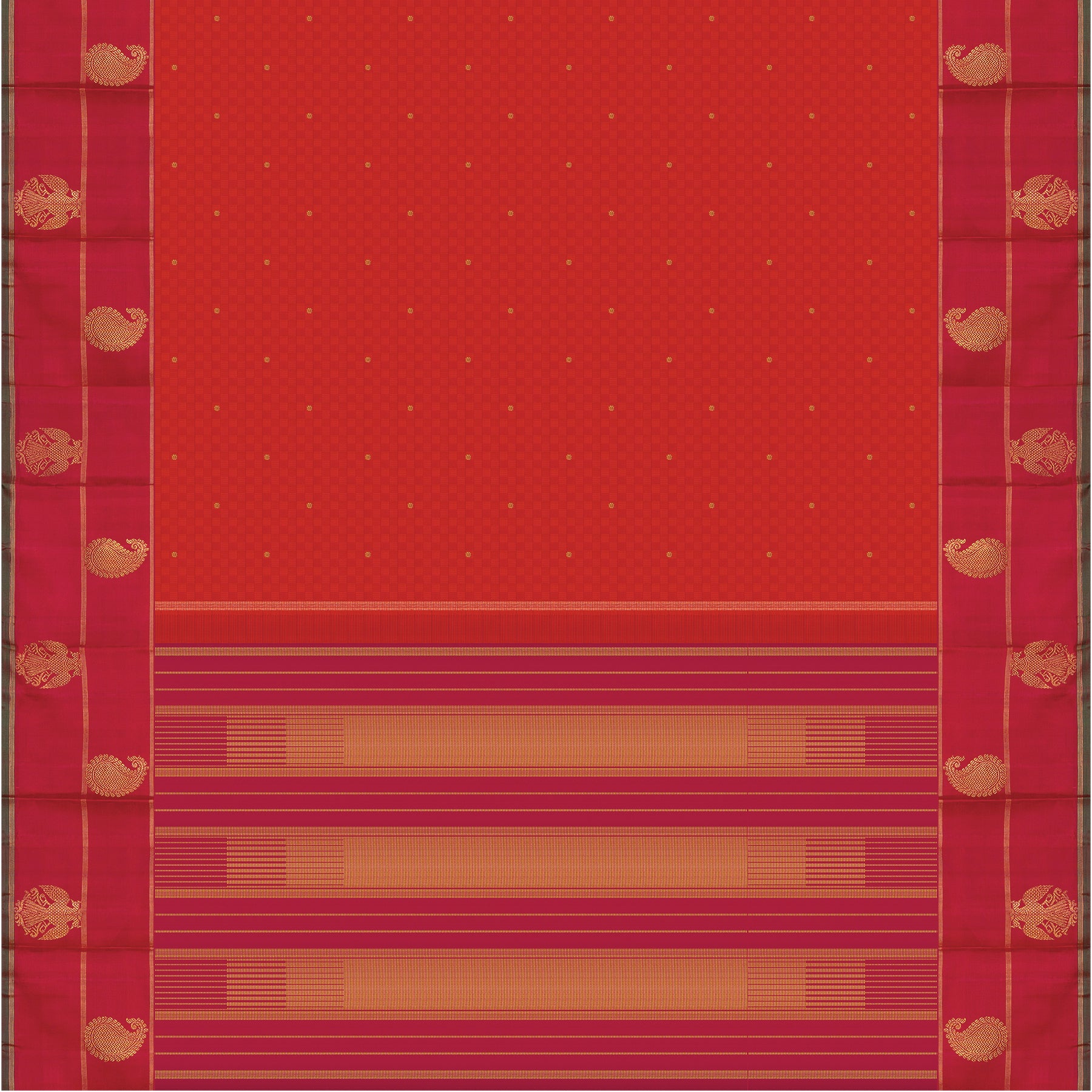 Kanakavalli Kanjivaram Silk Sari 24-615-HS001-12605 - Full View