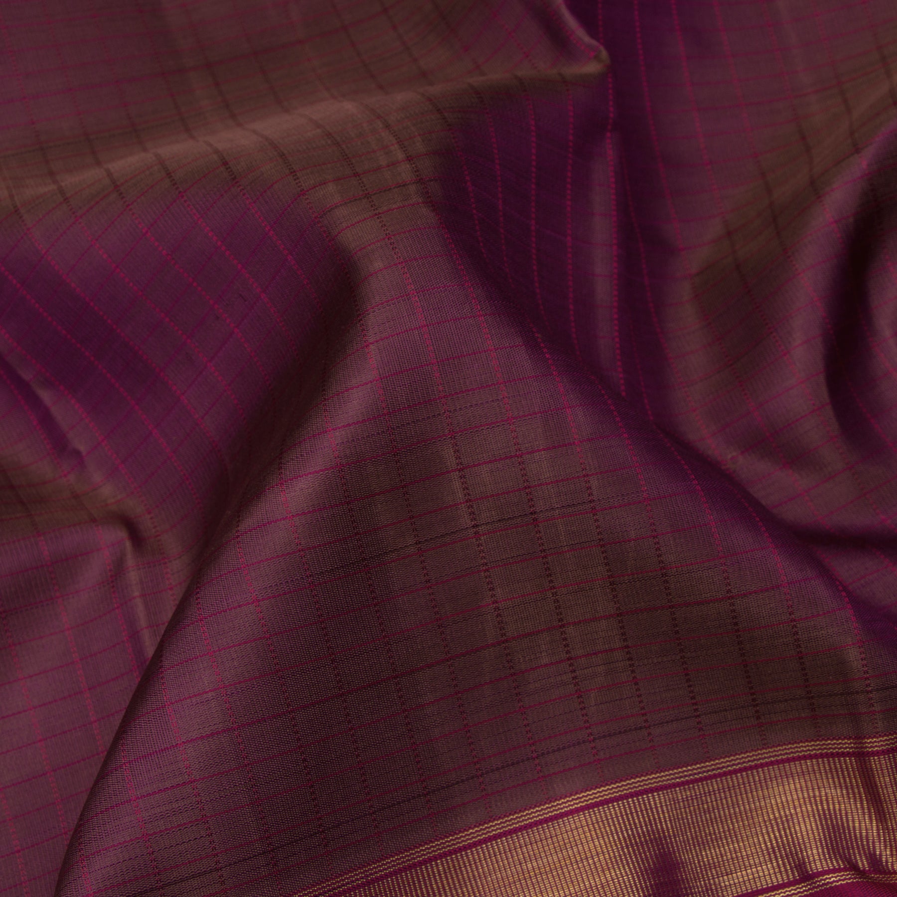 Kanakavalli Kanjivaram Silk Sari 24-615-HS001-12619 - Fabric View