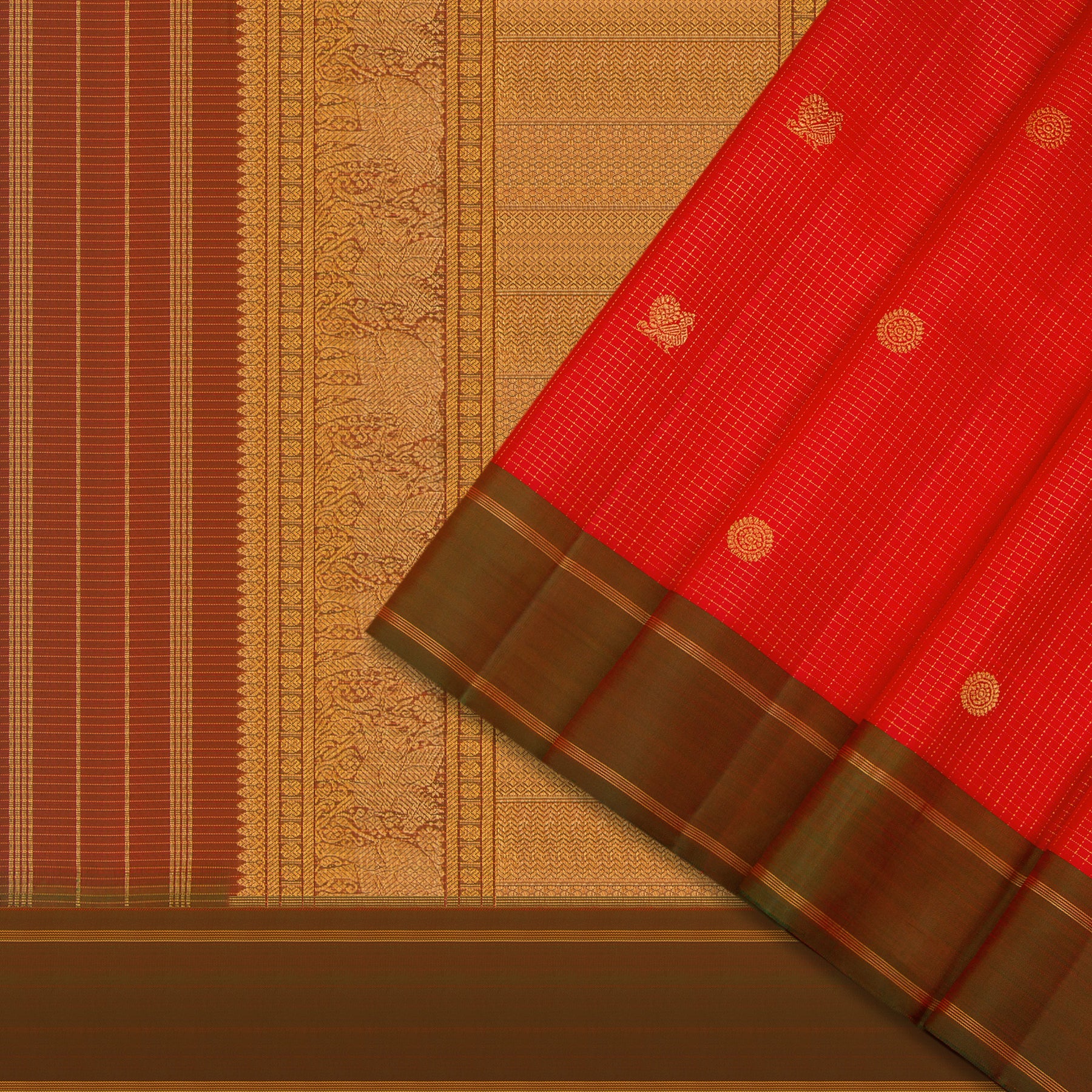Kanakavalli Kanjivaram Silk Sari 24-615-HS001-12645 - Cover View