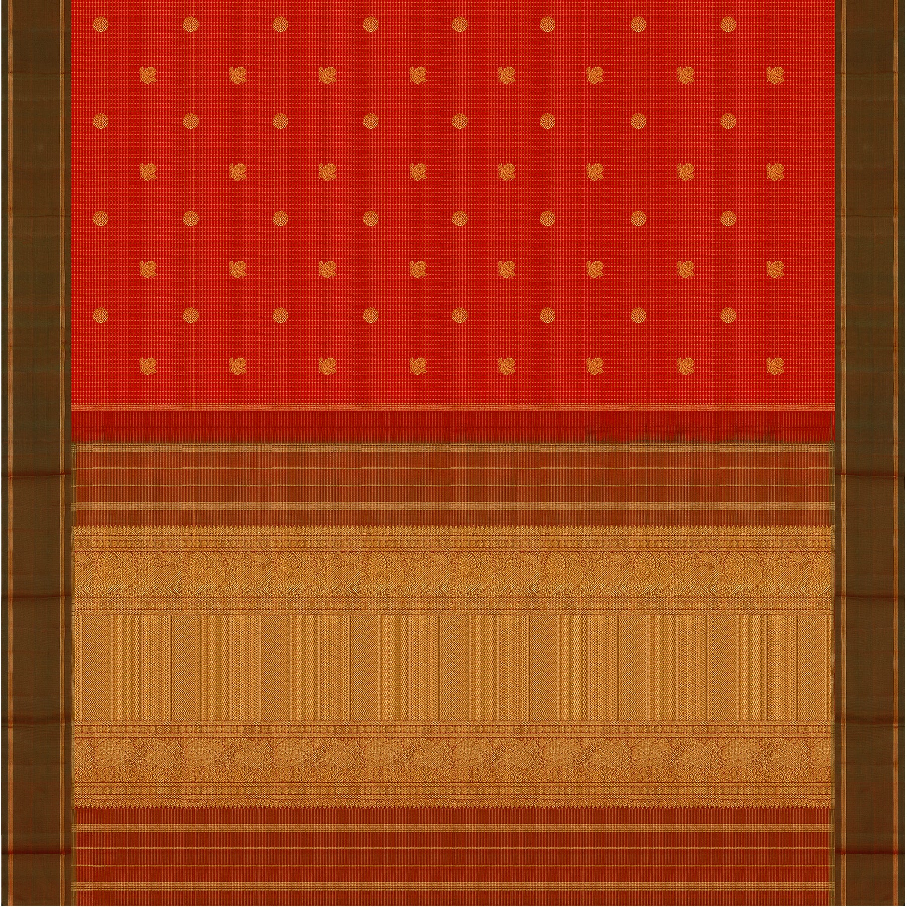 Kanakavalli Kanjivaram Silk Sari 24-615-HS001-12645 - Full View