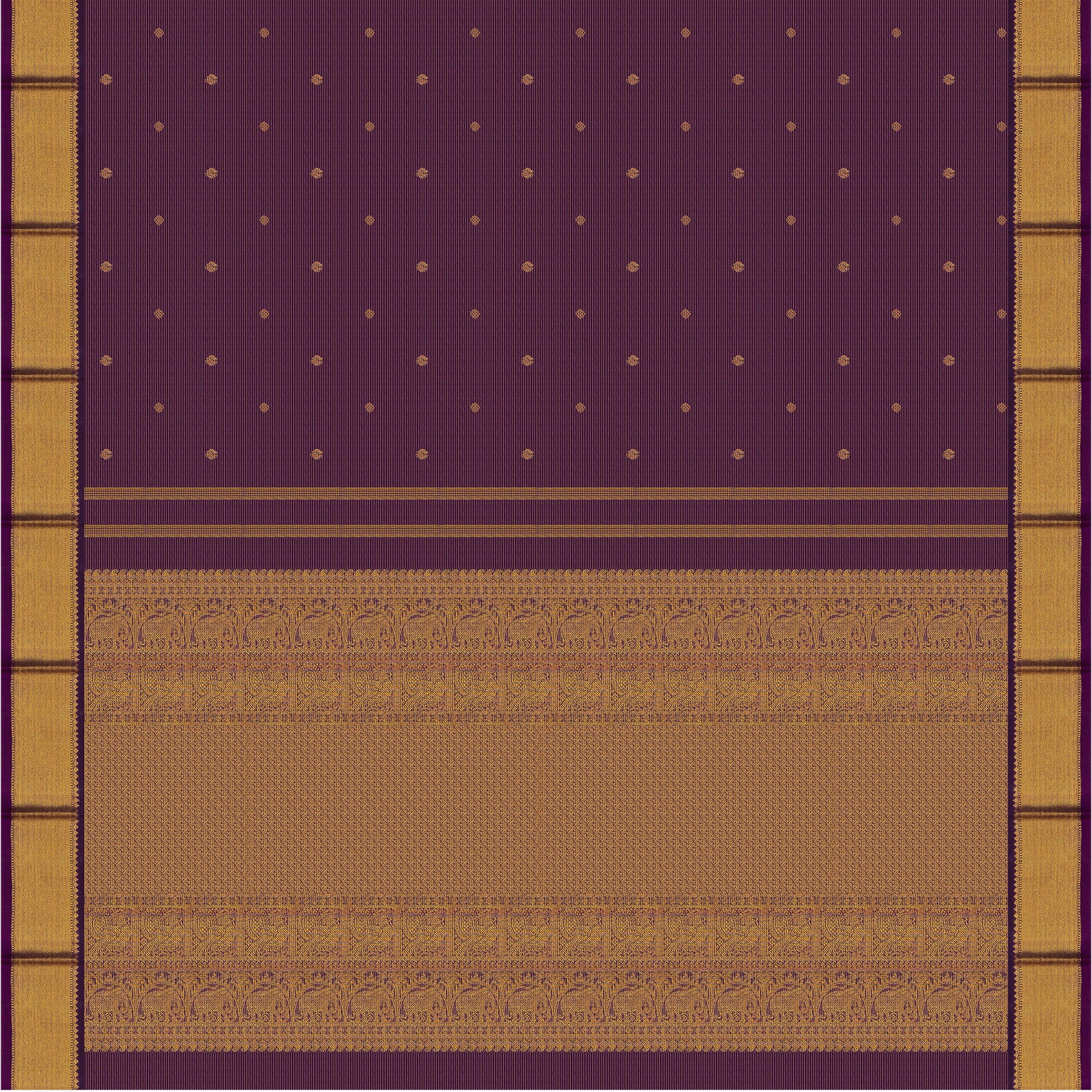 Kanakavalli Kanjivaram Silk Sari 24-615-HS001-12673 - Full View