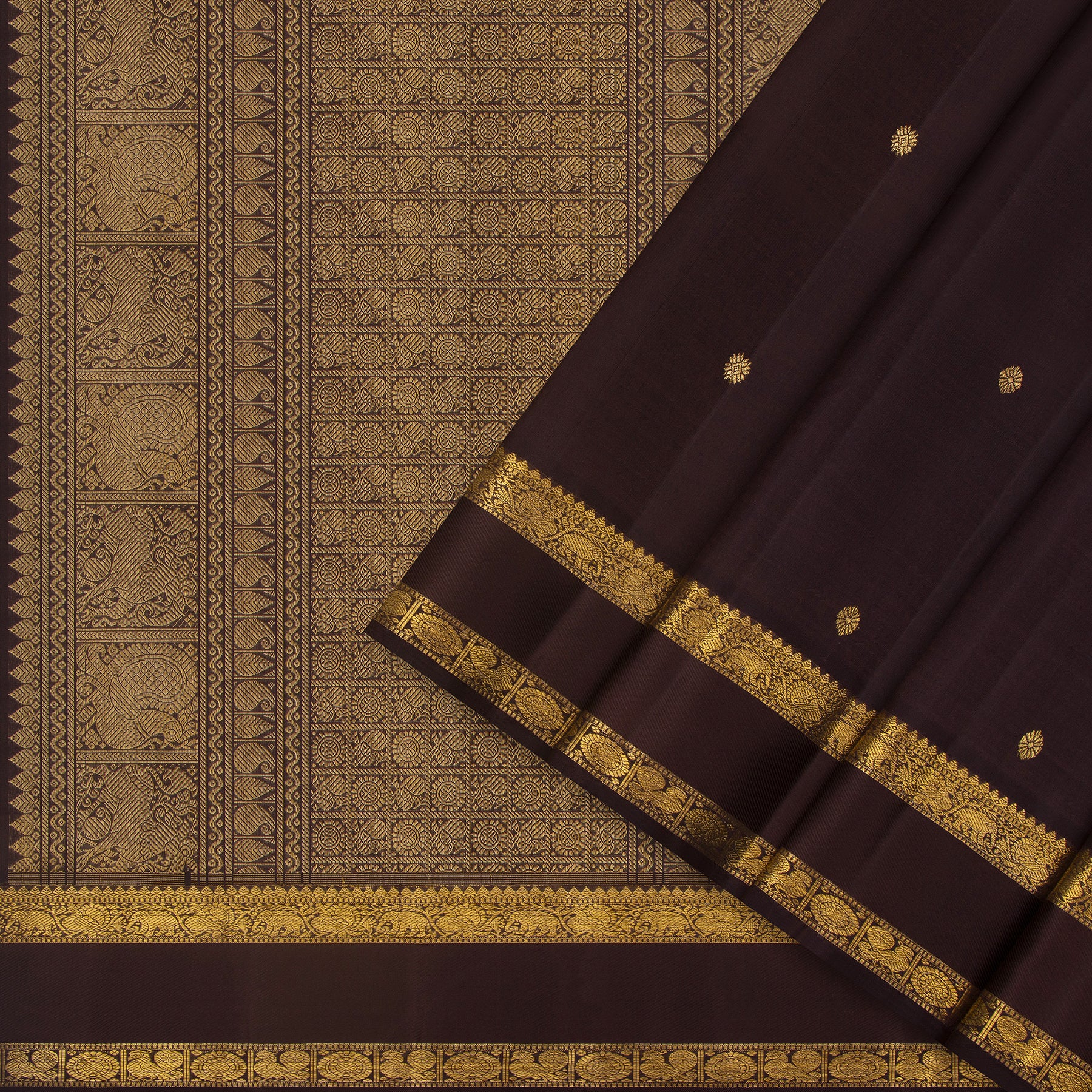 Kanakavalli Kanjivaram Silk Sari 24-615-HS001-13526 - Cover View