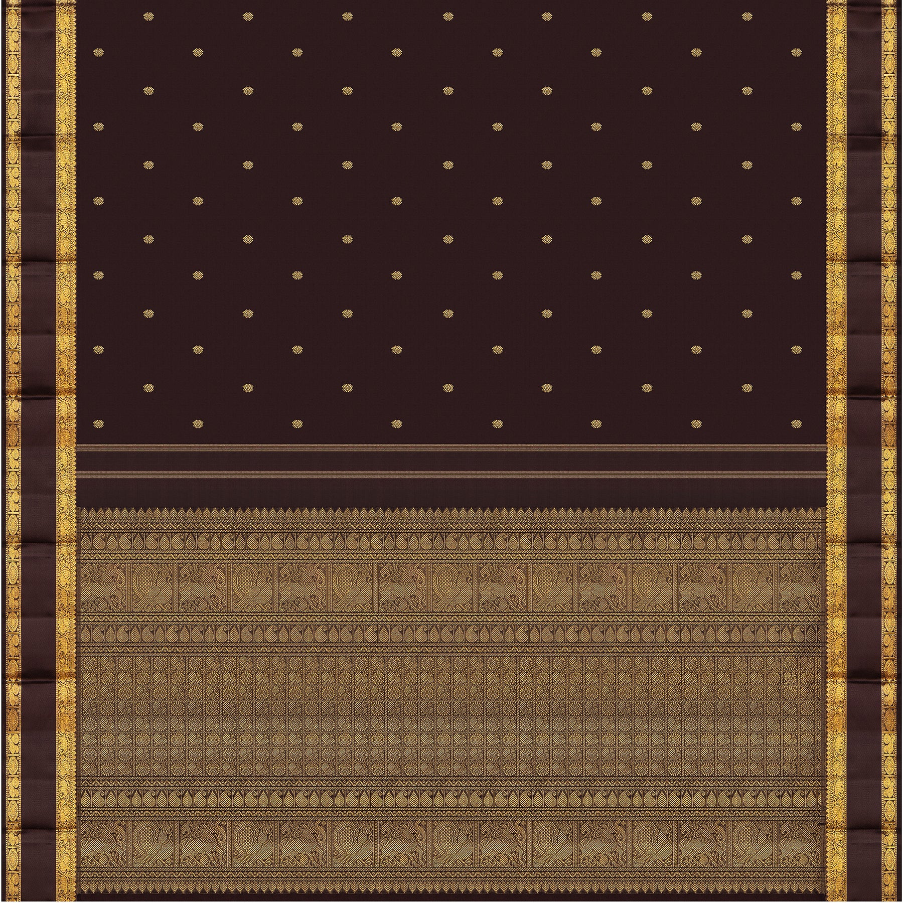 Kanakavalli Kanjivaram Silk Sari 24-615-HS001-13526 - Full View