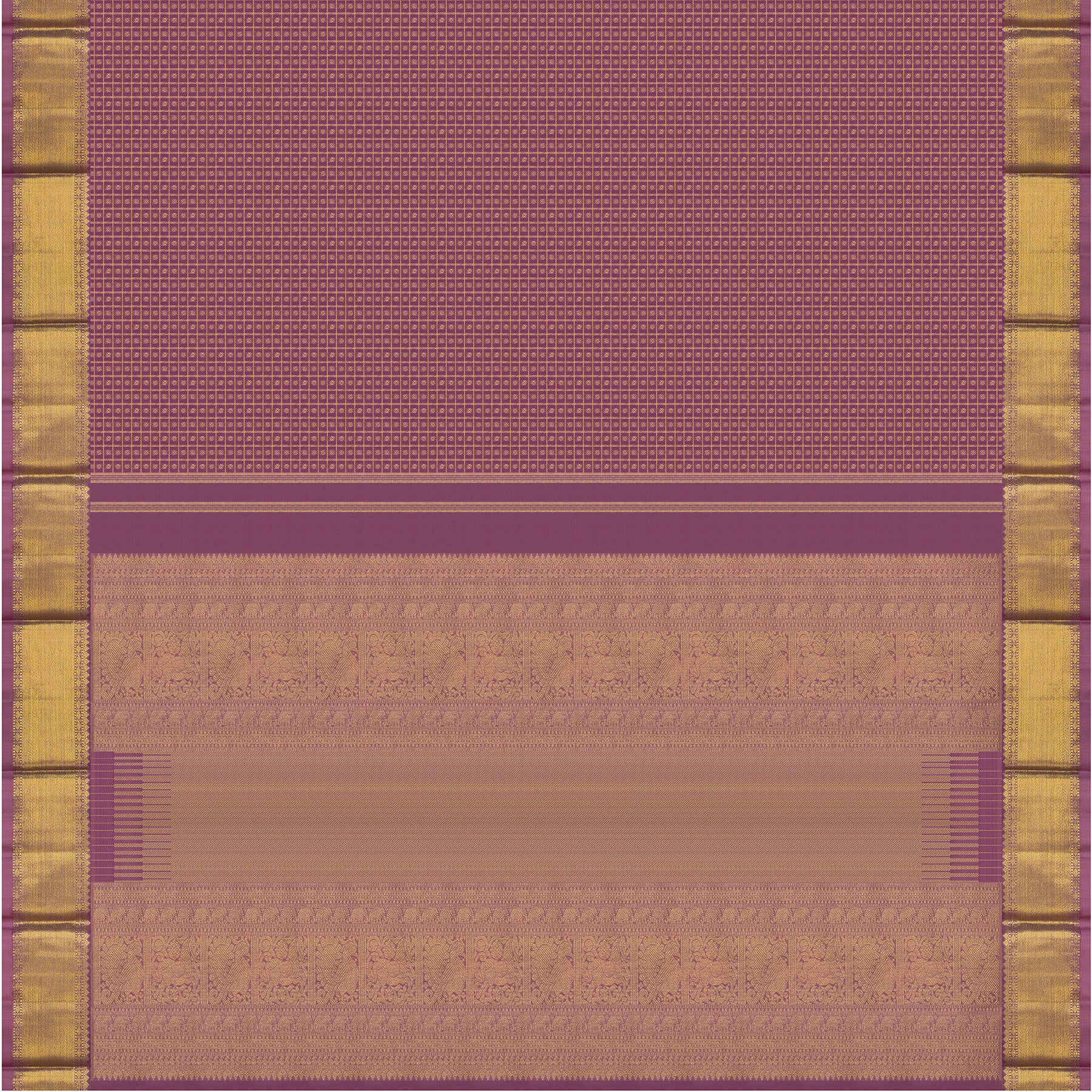 Kanakavalli Kanjivaram Silk Sari 24-615-HS001-13545 - Full View
