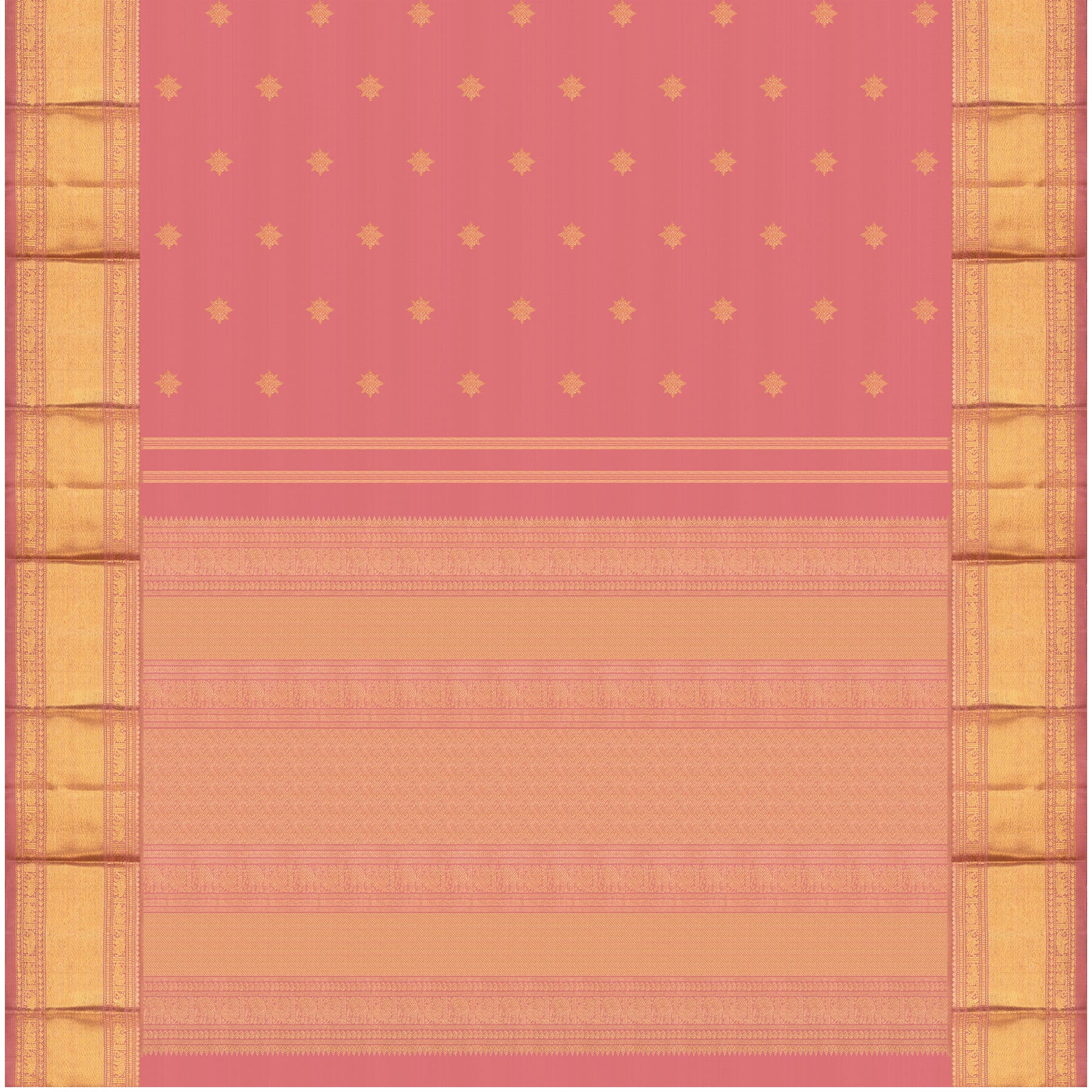 Kanakavalli Kanjivaram Silk Sari 24-615-HS001-13555 - Full View