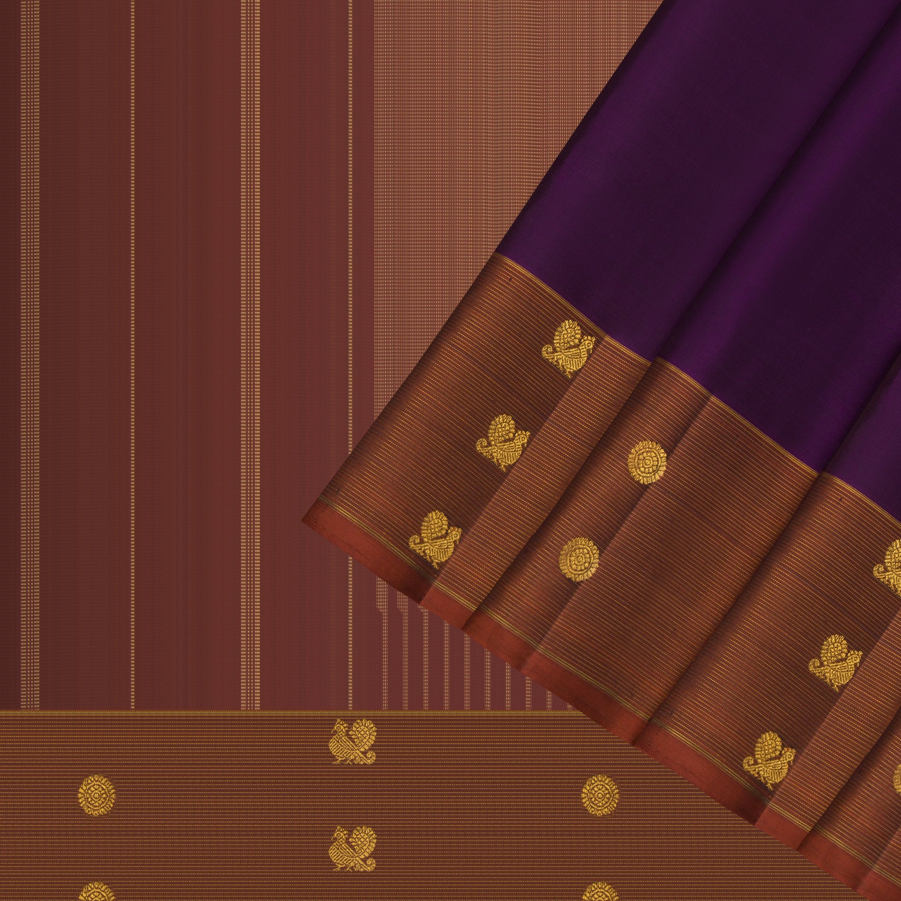Kanakavalli Kanjivaram Silk Sari 24-615-HS001-13584 - Cover View