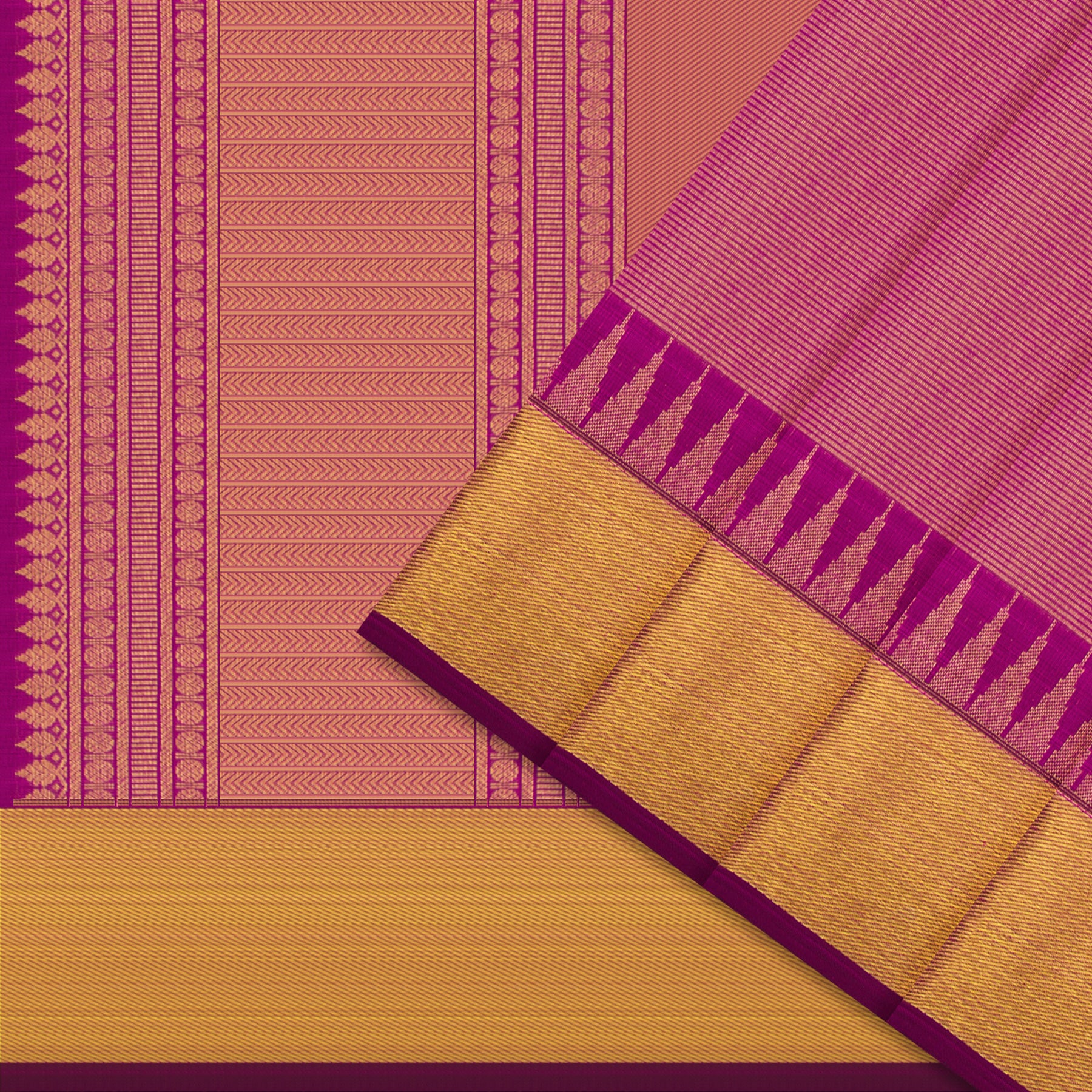 Kanakavalli Kanjivaram Silk Sari 24-615-HS001-13609 - Cover View