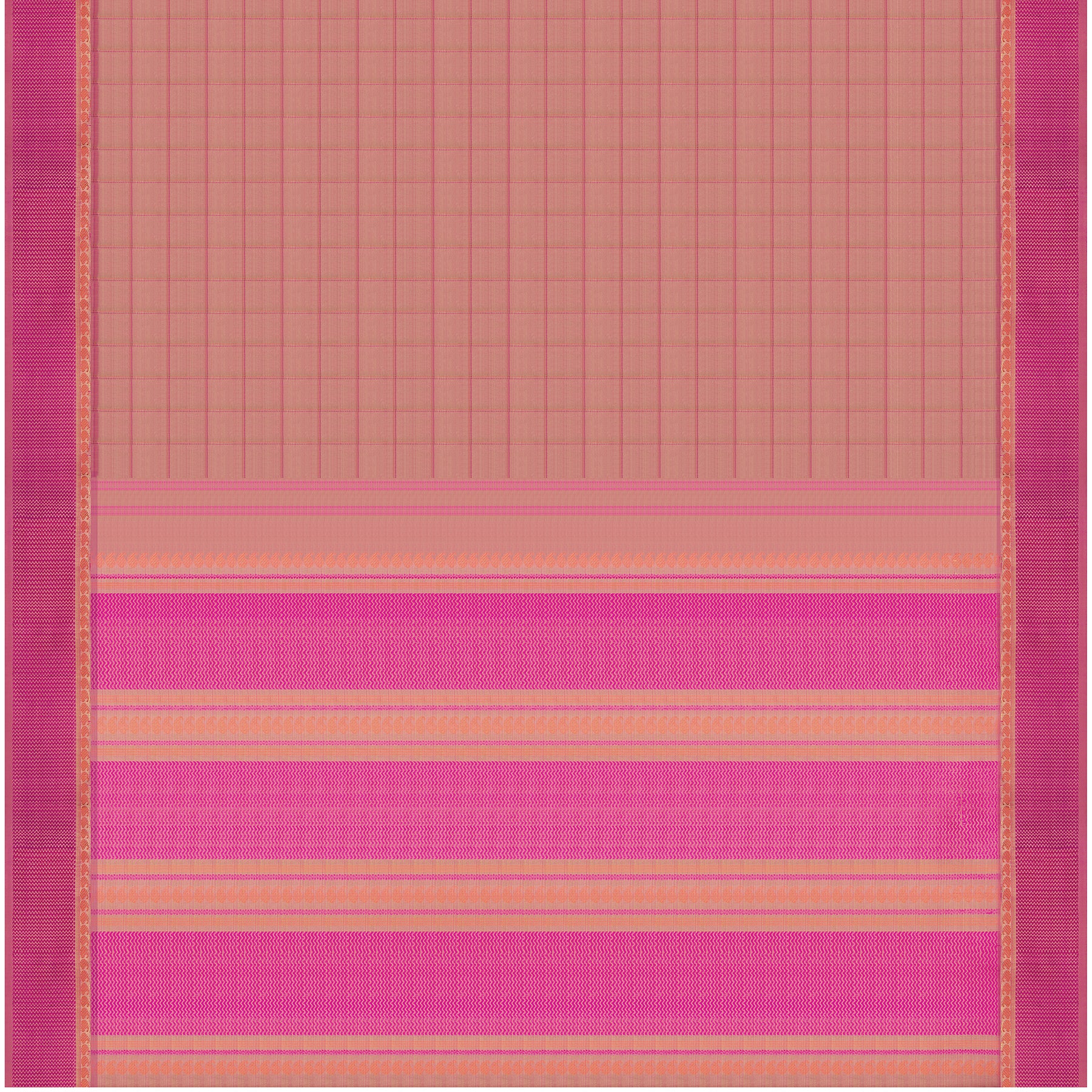 Kanakavalli Kanjivaram Silk Sari 24-615-HS001-13621 - Fabric View