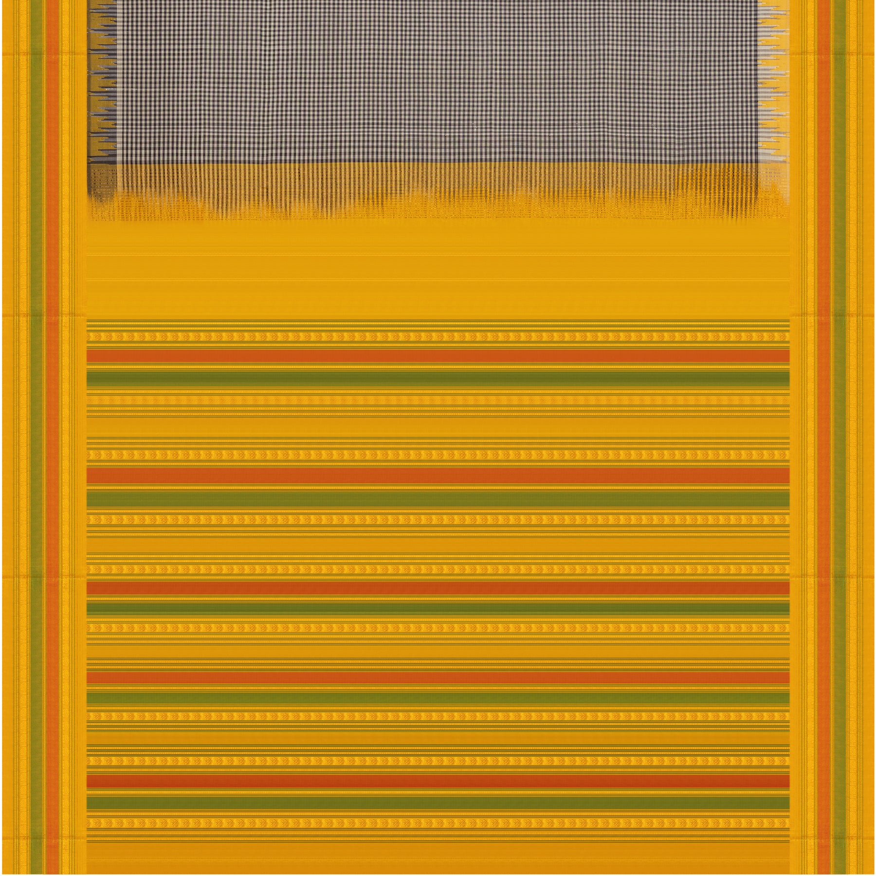 Kanakavalli Gadwal Silk/Cotton Sari 24-616-HS005-13233 - Full View