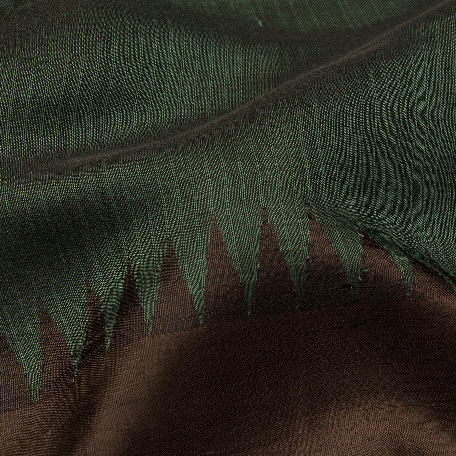Kanakavalli Gadwal Silk/Cotton Sari 24-616-HS005-13263 - Fabric View