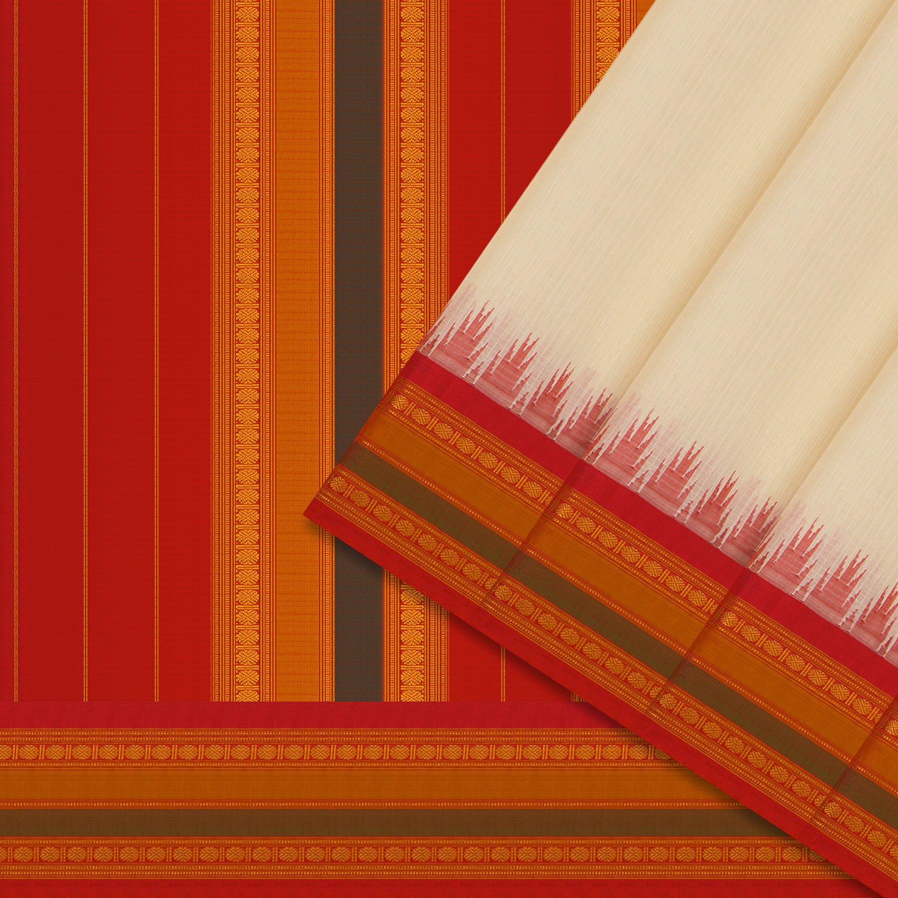 Kanakavalli Gadwal Silk/Cotton Sari 24-616-HS005-13937