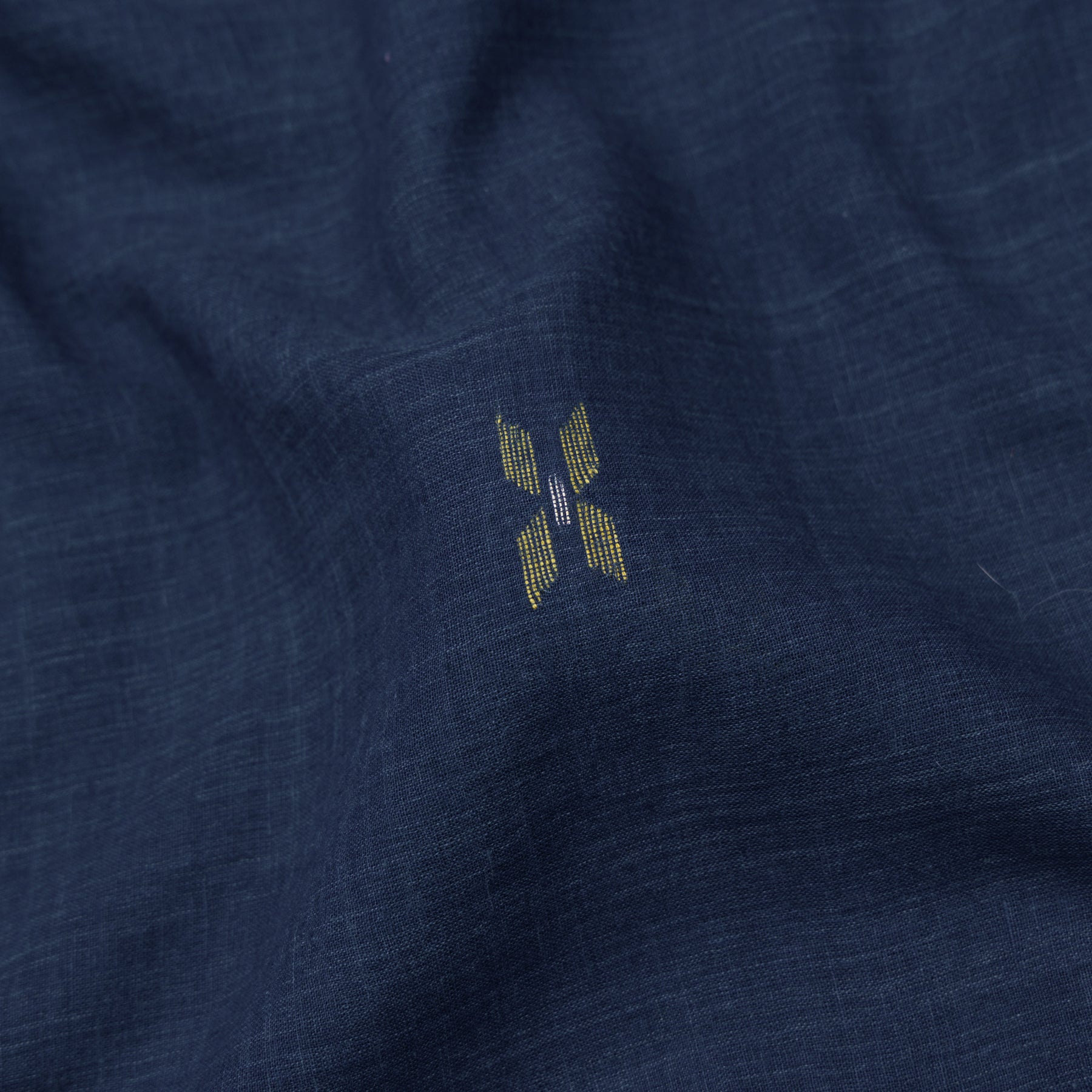 Karomi Jamdani Cotton Sari 25-003-HS003-00071 - Fabric View