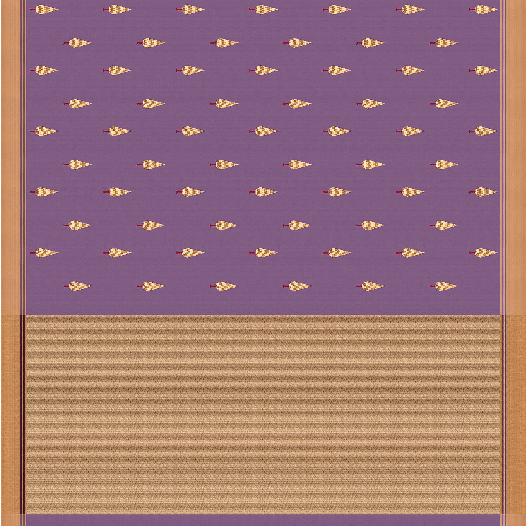 Chanderi Silk Sari 25-004-HS002-00010 - Full View