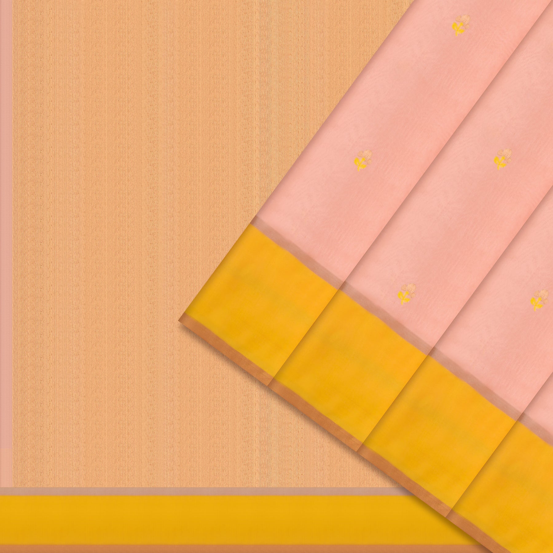 Chanderi Silk Sari 25-004-HS002-00021 - Cover View