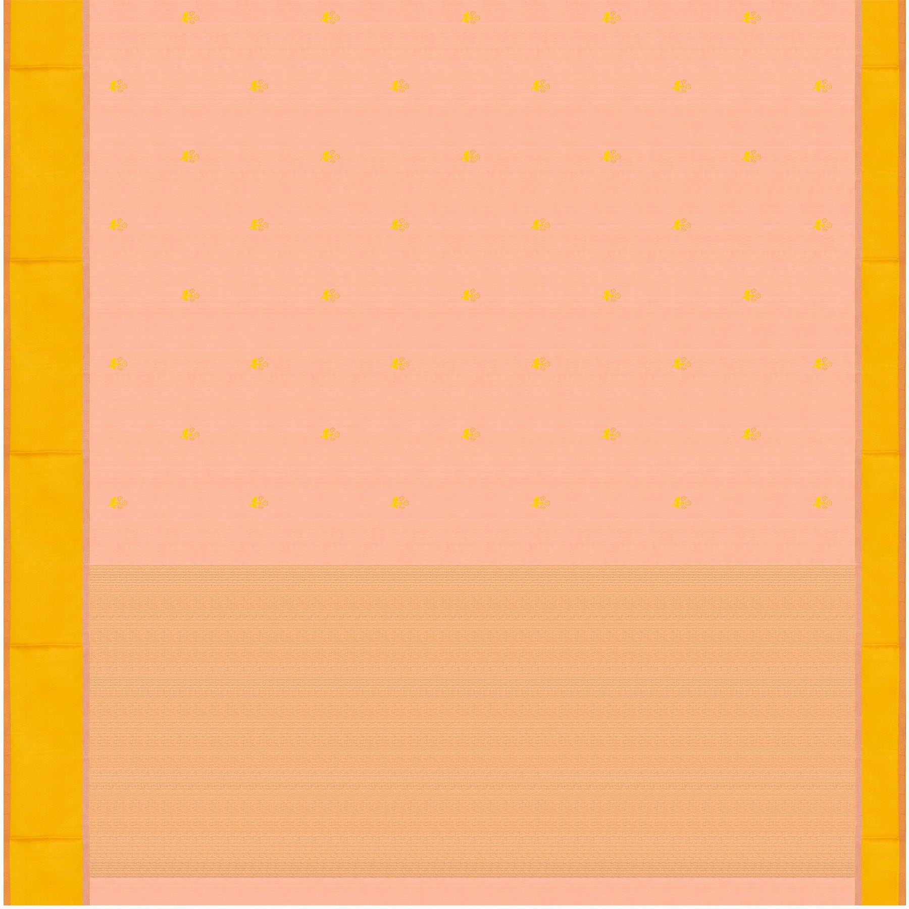 Chanderi Silk Sari 25-004-HS002-00021 - Full View