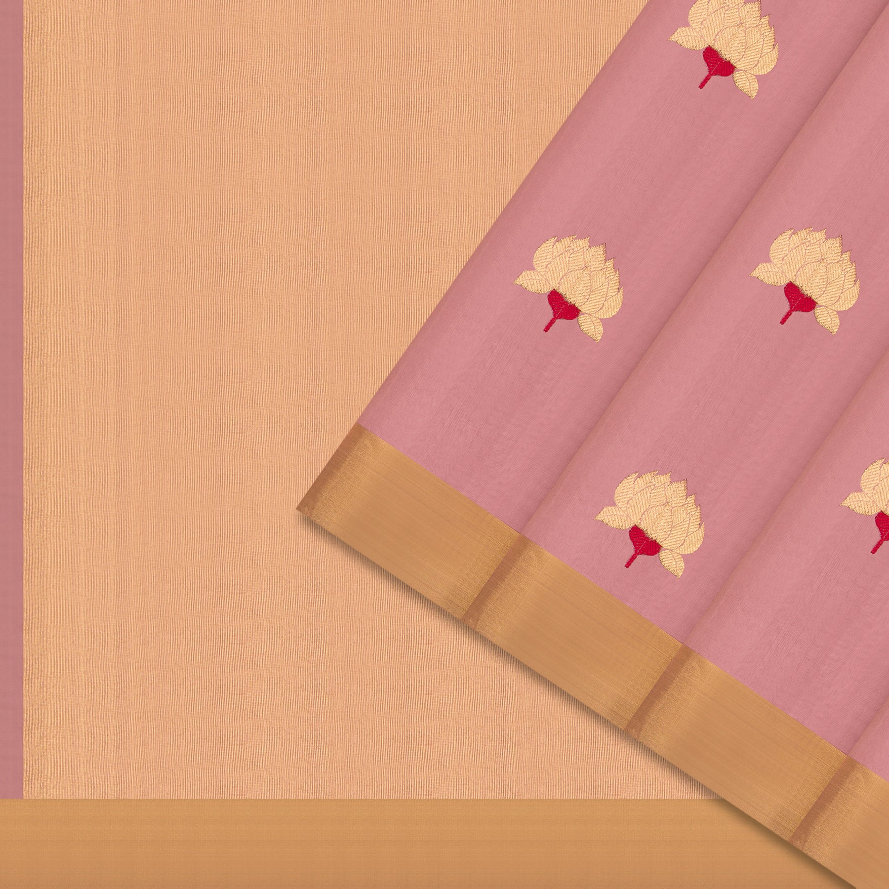 Chanderi Silk Sari 25-004-HS002-00027 - Cover View