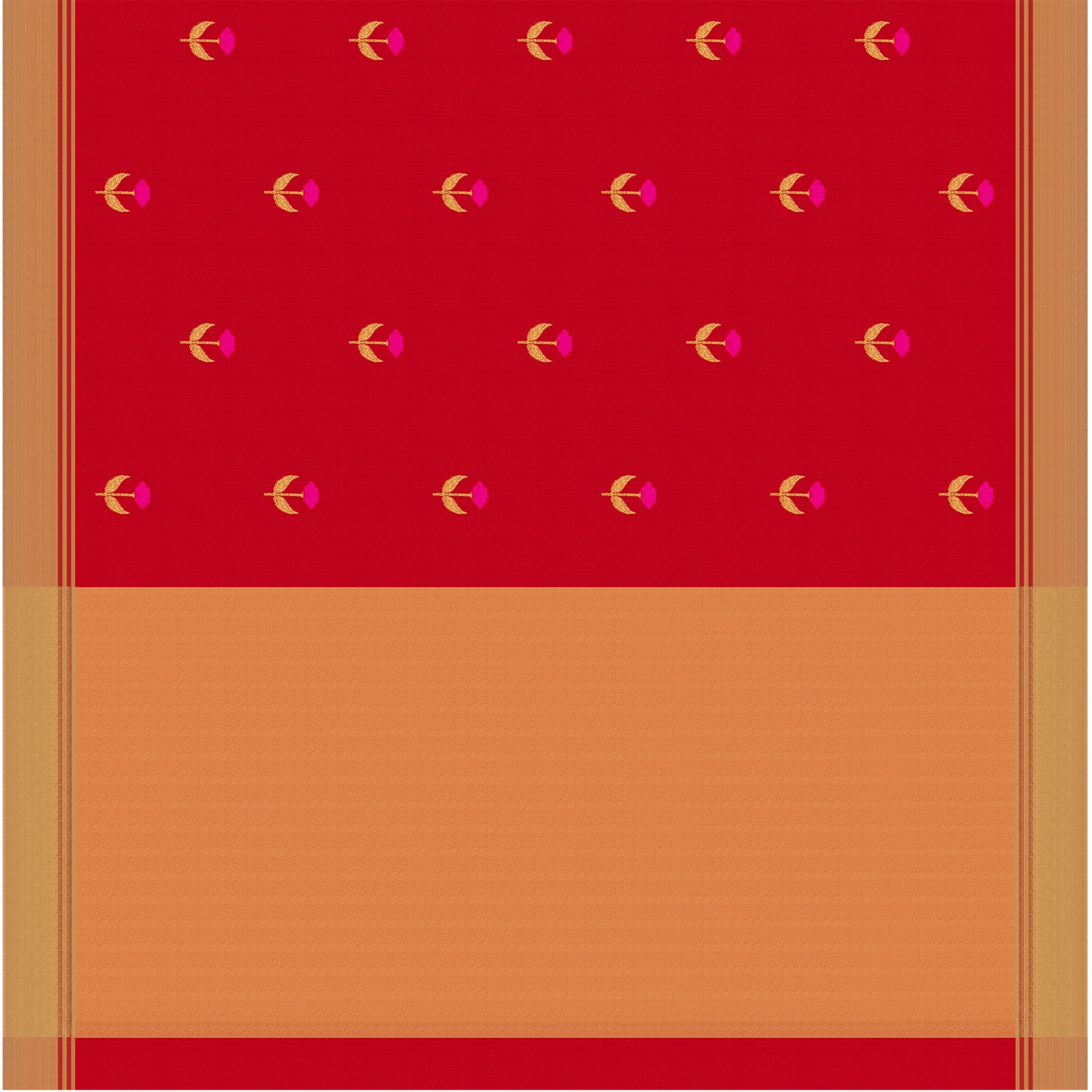 Chanderi Silk Sari 25-004-HS002-00040 - Blouse View