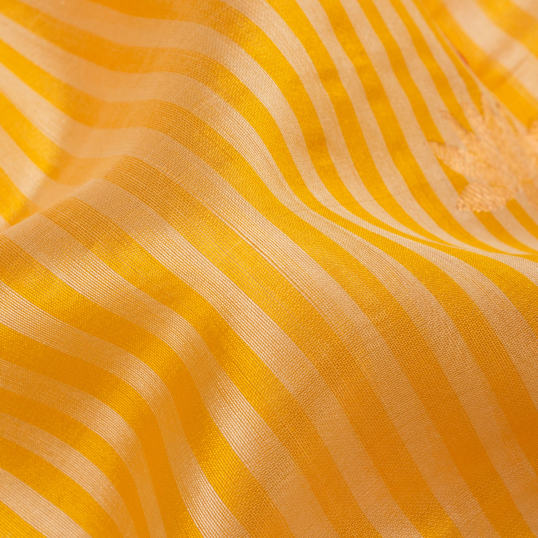 Chanderi Silk Sari 25-004-HS002-00047 - Fabric View