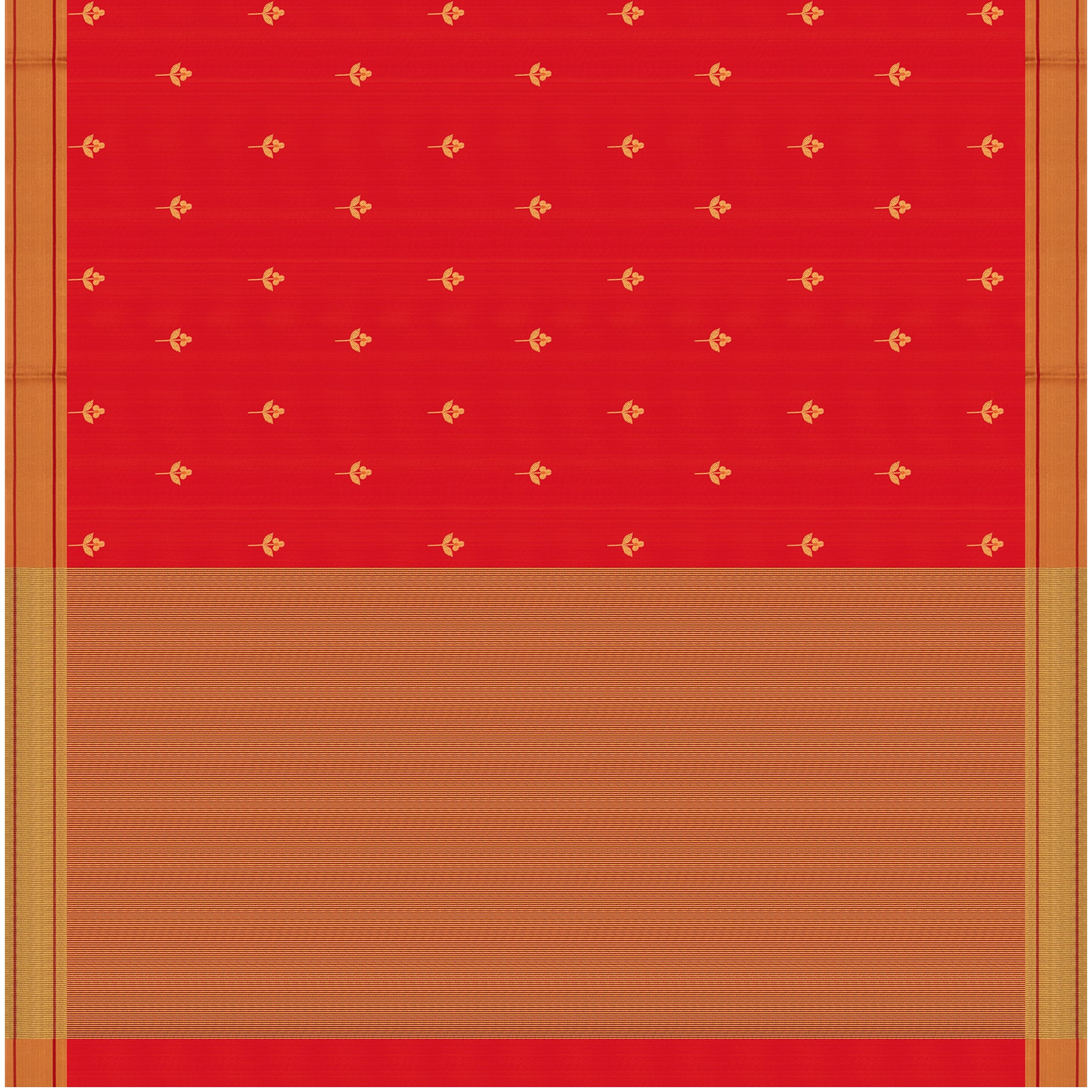 Chanderi Silk Sari 25-004-HS002-00050 - Full View