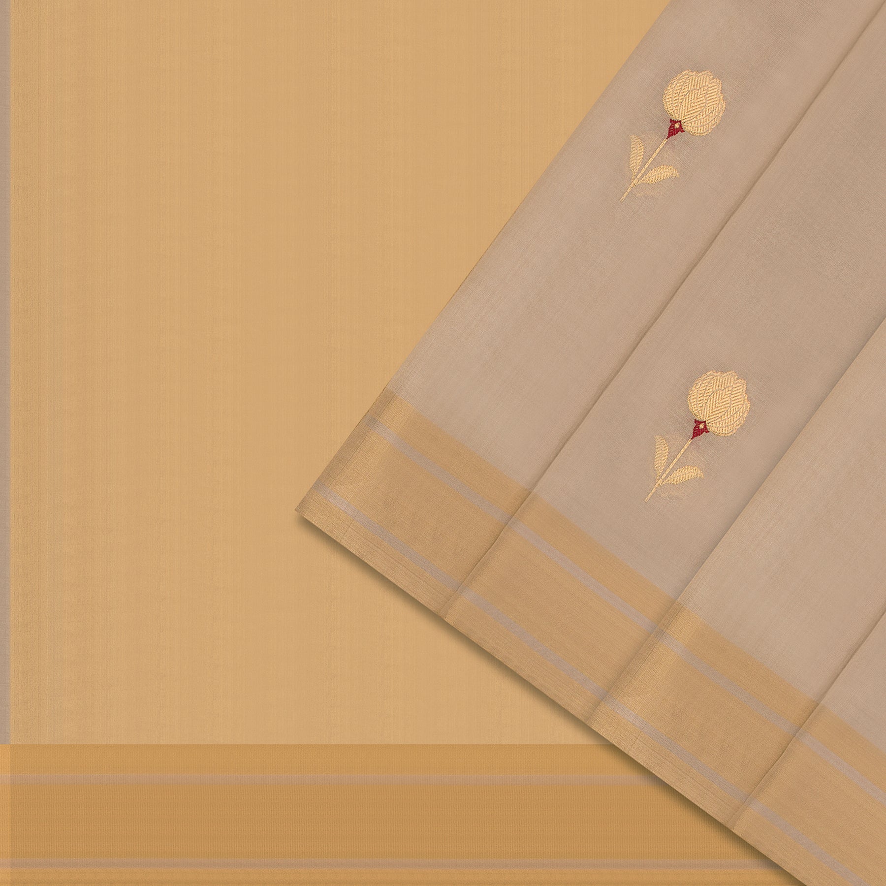 Chanderi Silk Sari 25-004-HS002-00053 - Cover View