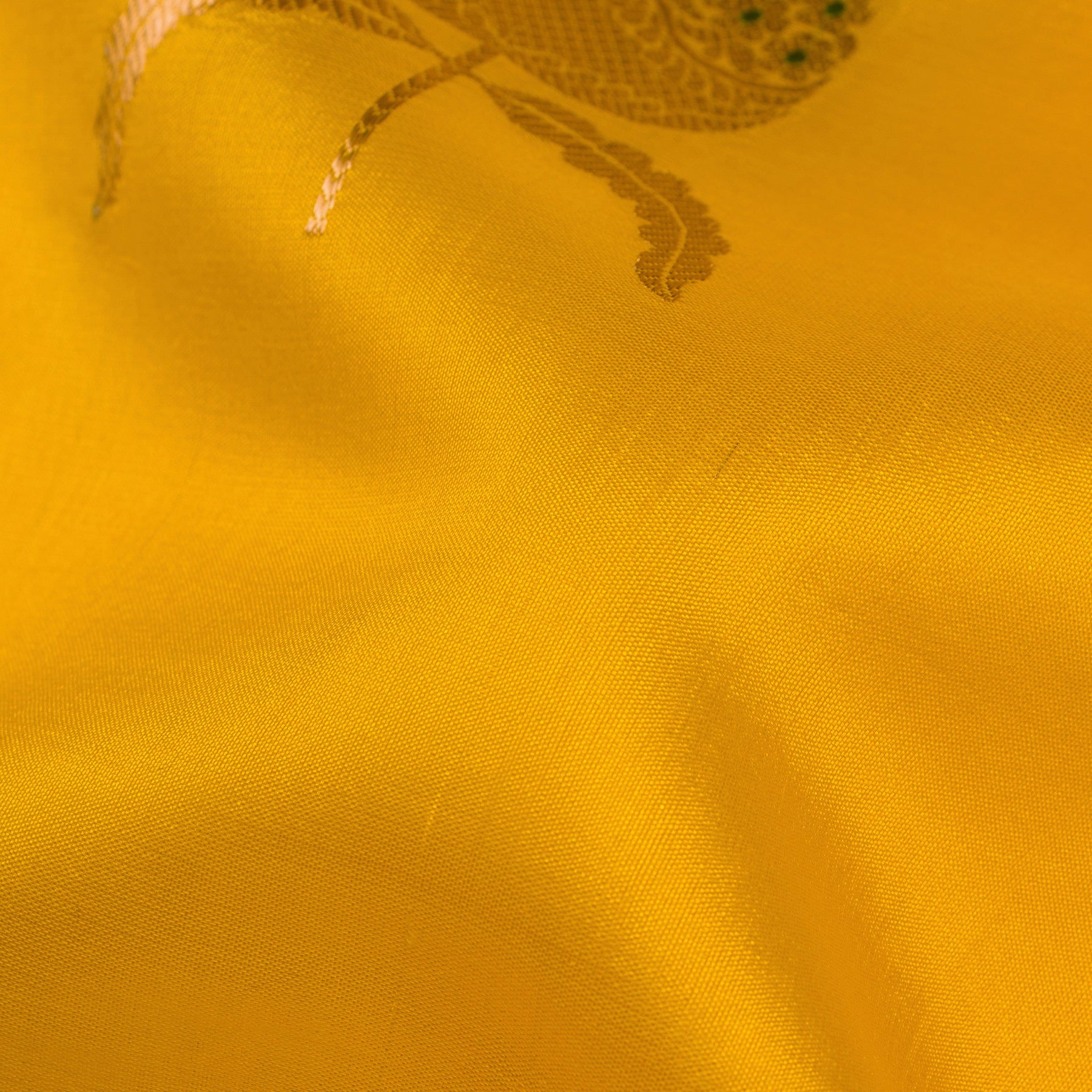 Chanderi Silk Sari 25-004-HS002-00069 - Fabric View