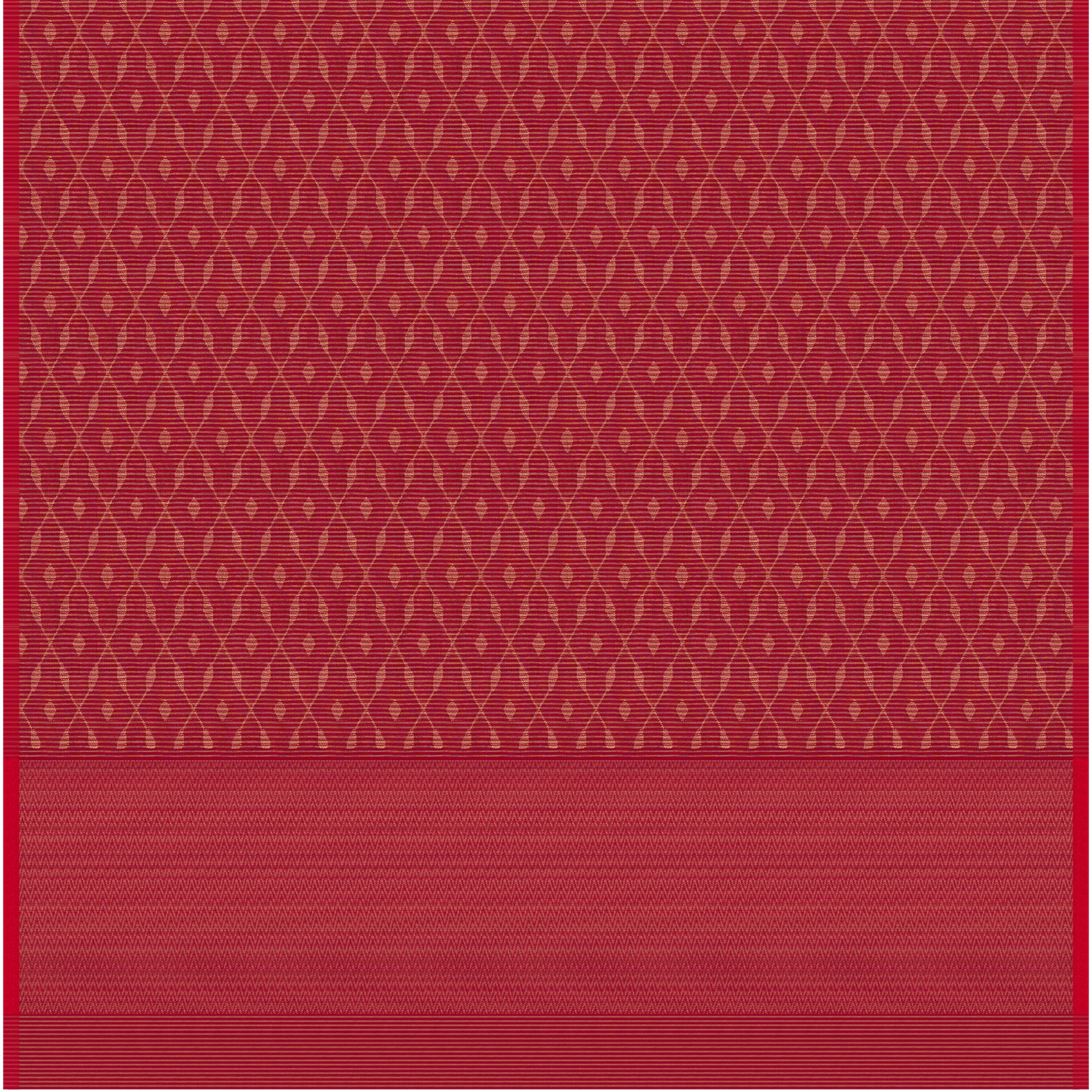 Bailou Jamdani Linen Cotton Sari 25-005-HS004-00186 - Full View