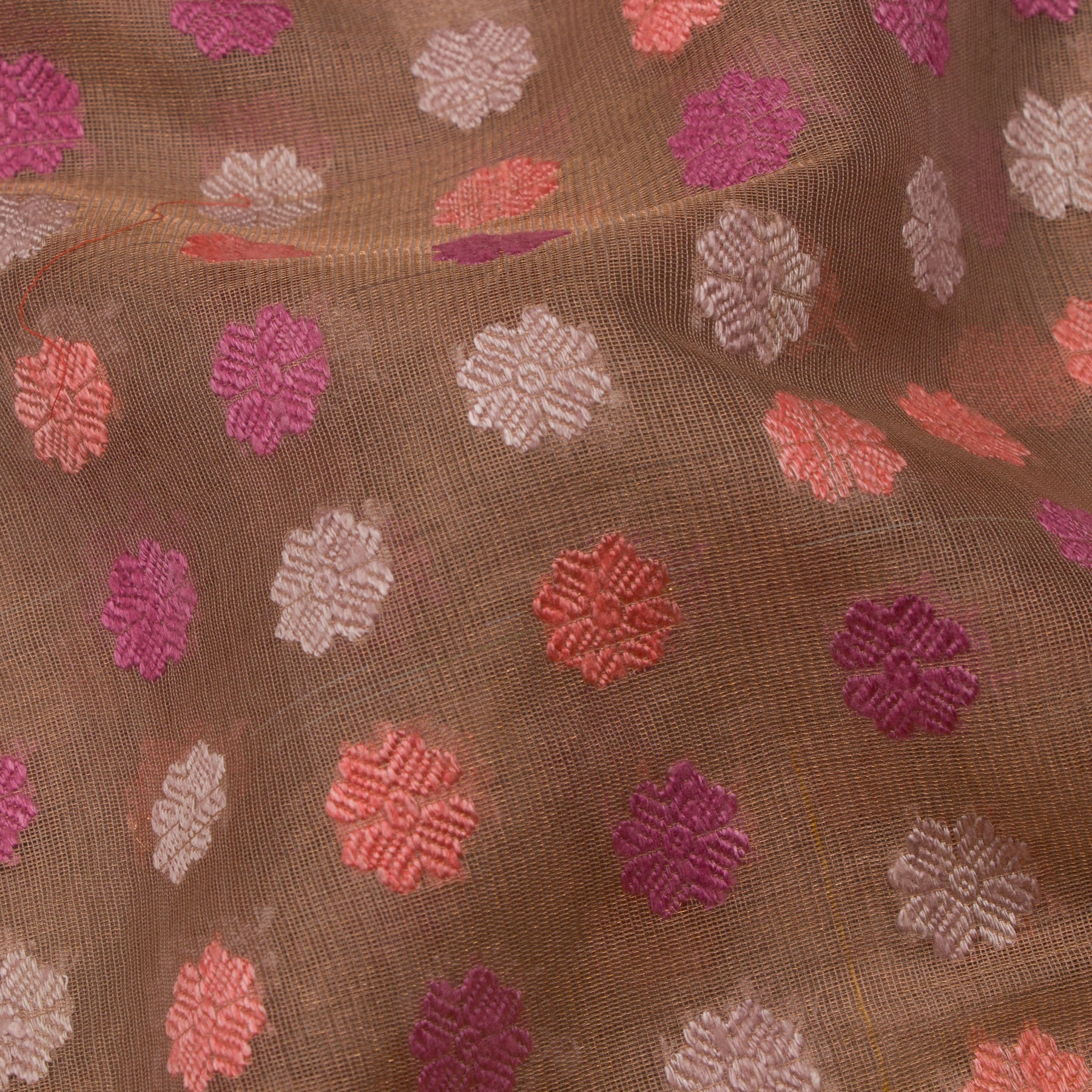 Bailou Silk/Cotton Sari 25-005-HS005-00195 - Fabric View