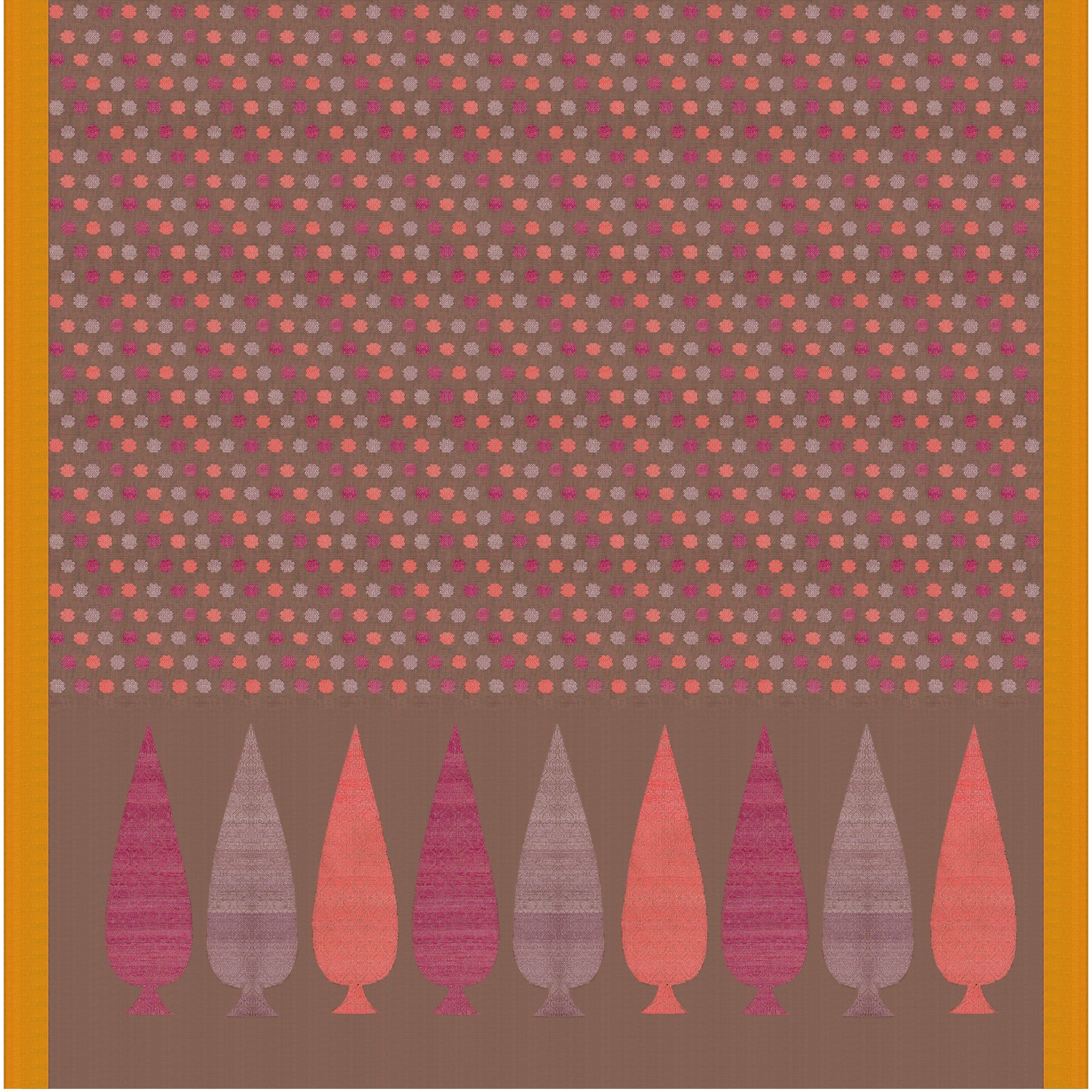 Bailou Silk/Cotton Sari 25-005-HS005-00195 - Full View