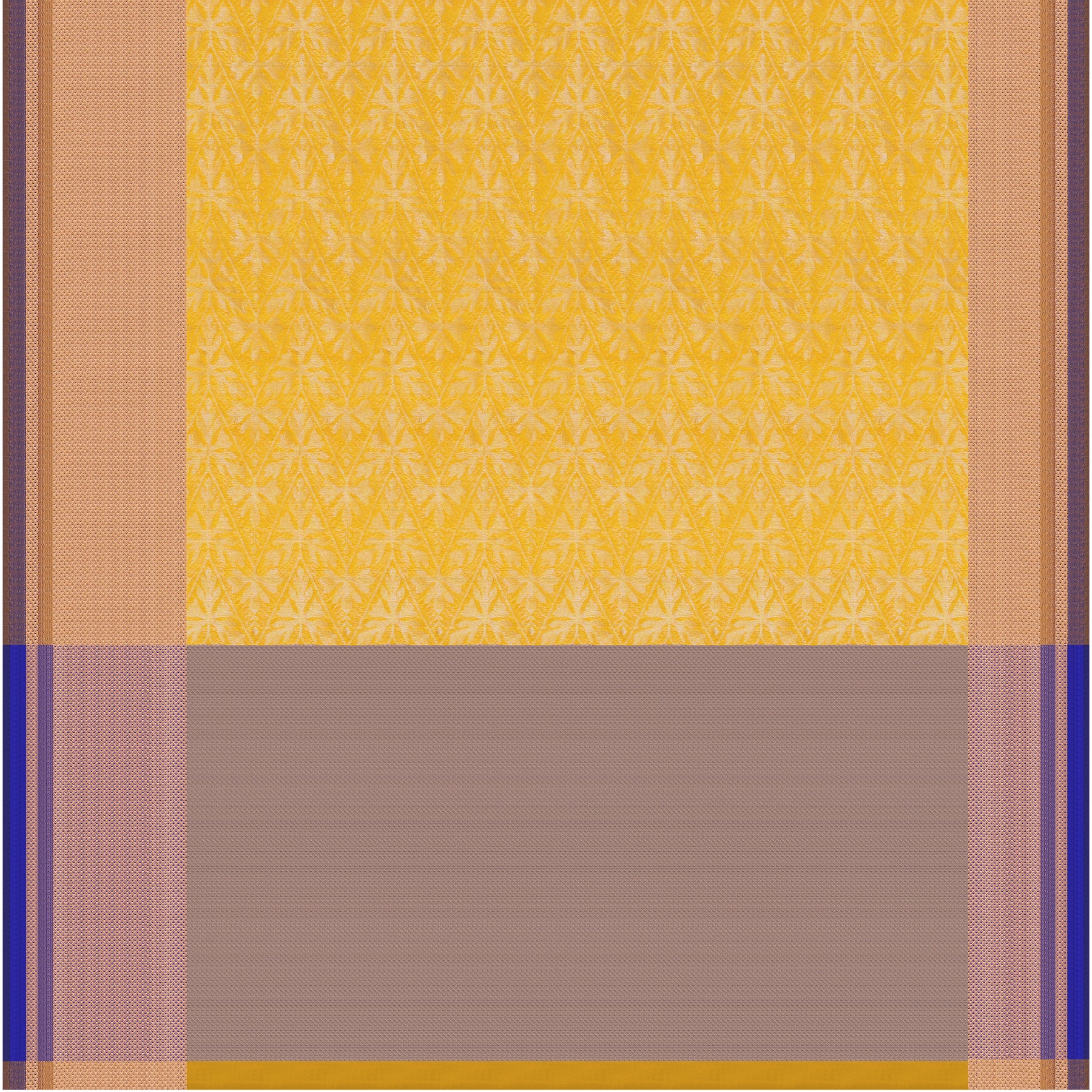 Bailou Jamdani Silk Sari 25-005-HS002-00024 - Full View