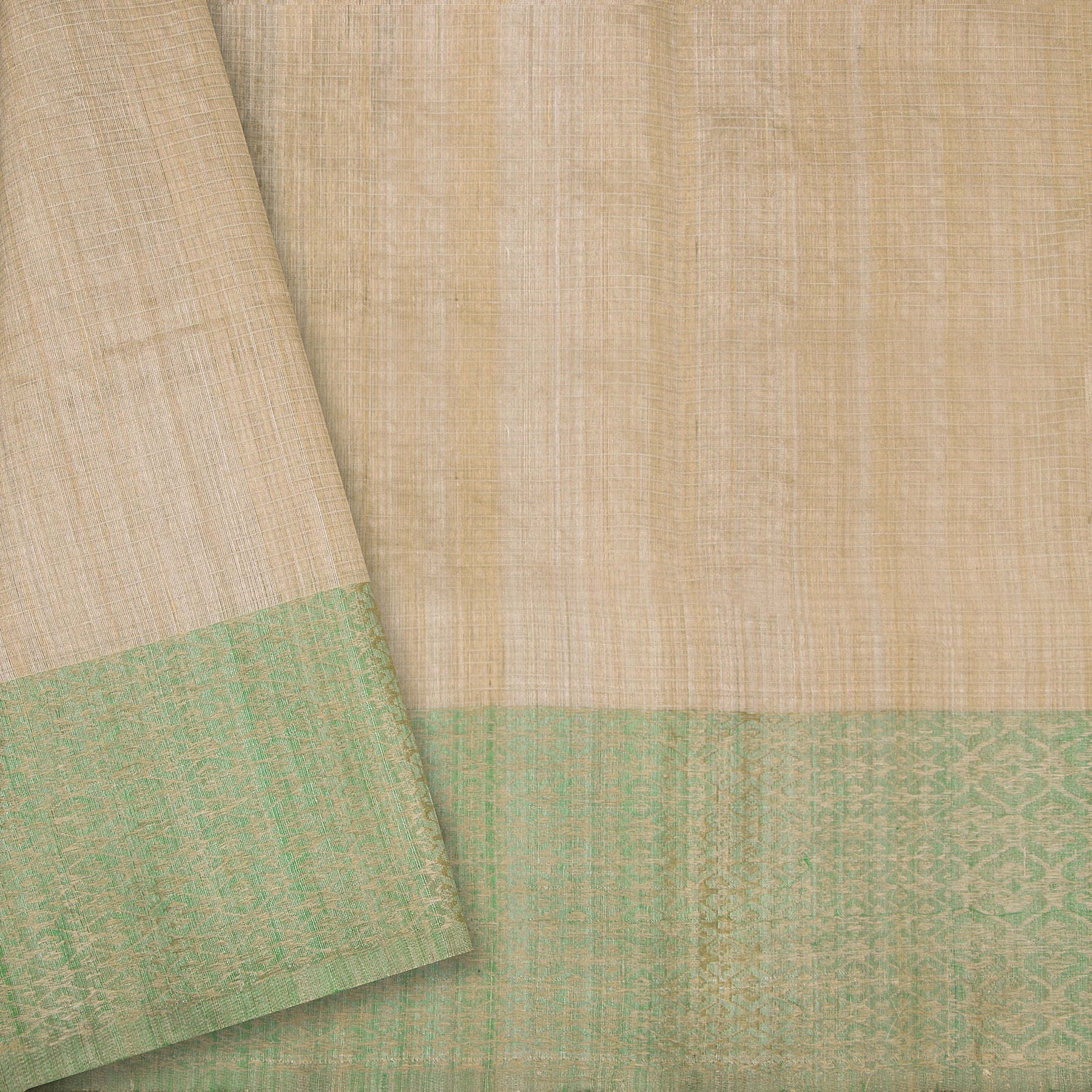 Bailou Jamdani Silk Sari 25-005-HS002-00026 - Blouse View