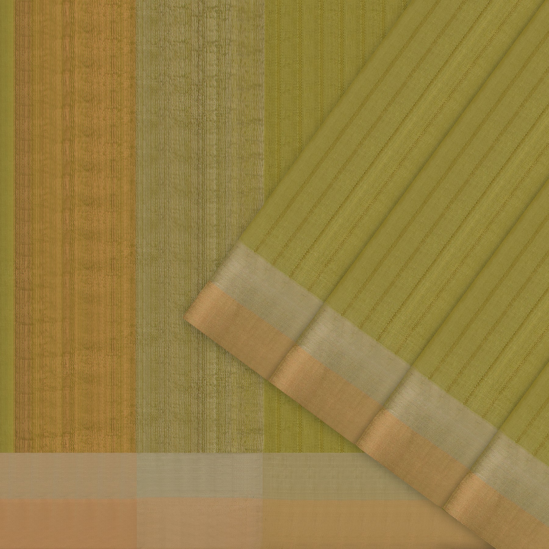 Bailou Tussore Silk Sari 25-005-HS002-00134 - Cover View
