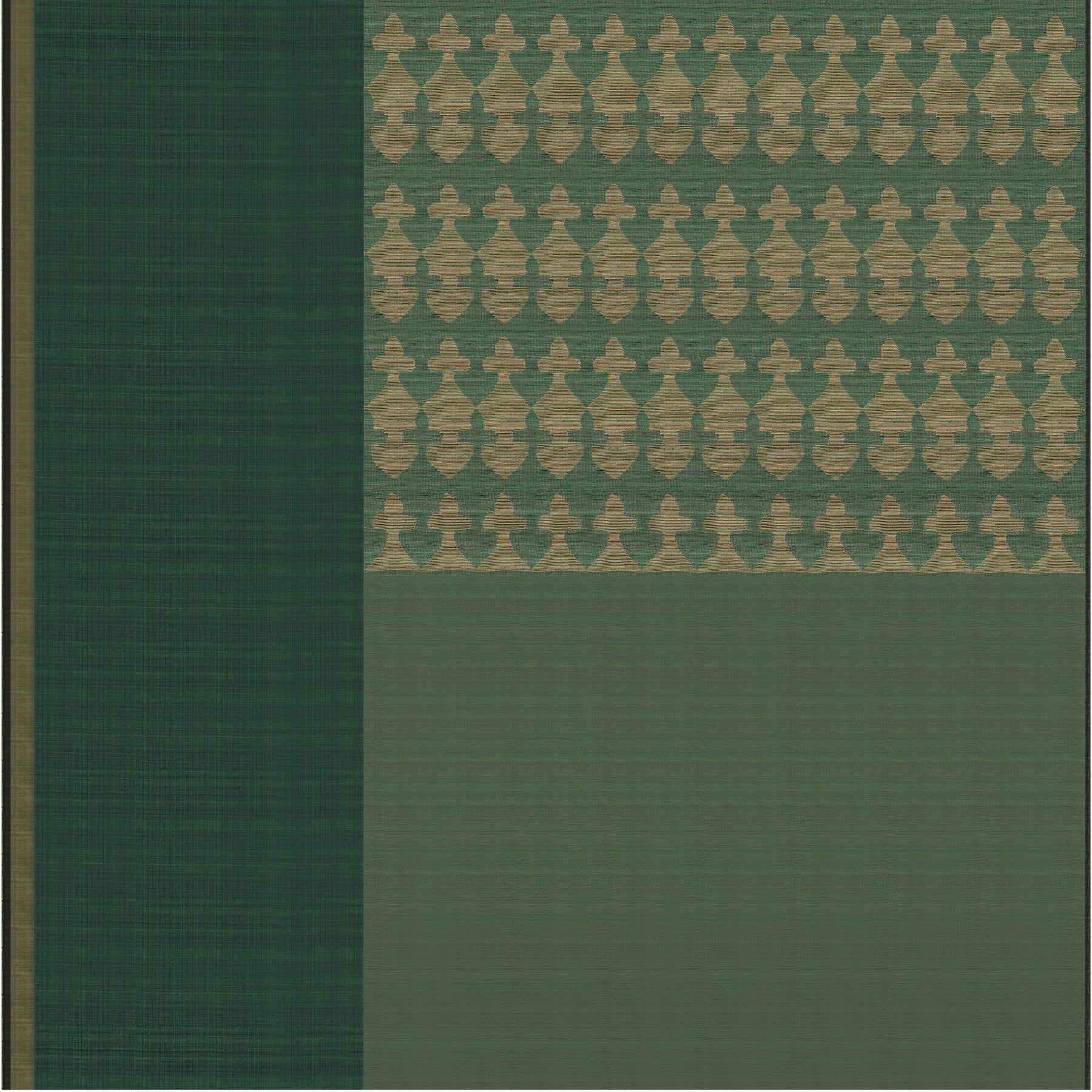 Bailou Jamdani Silk Sari 25-005-HS002-00148 - Full View