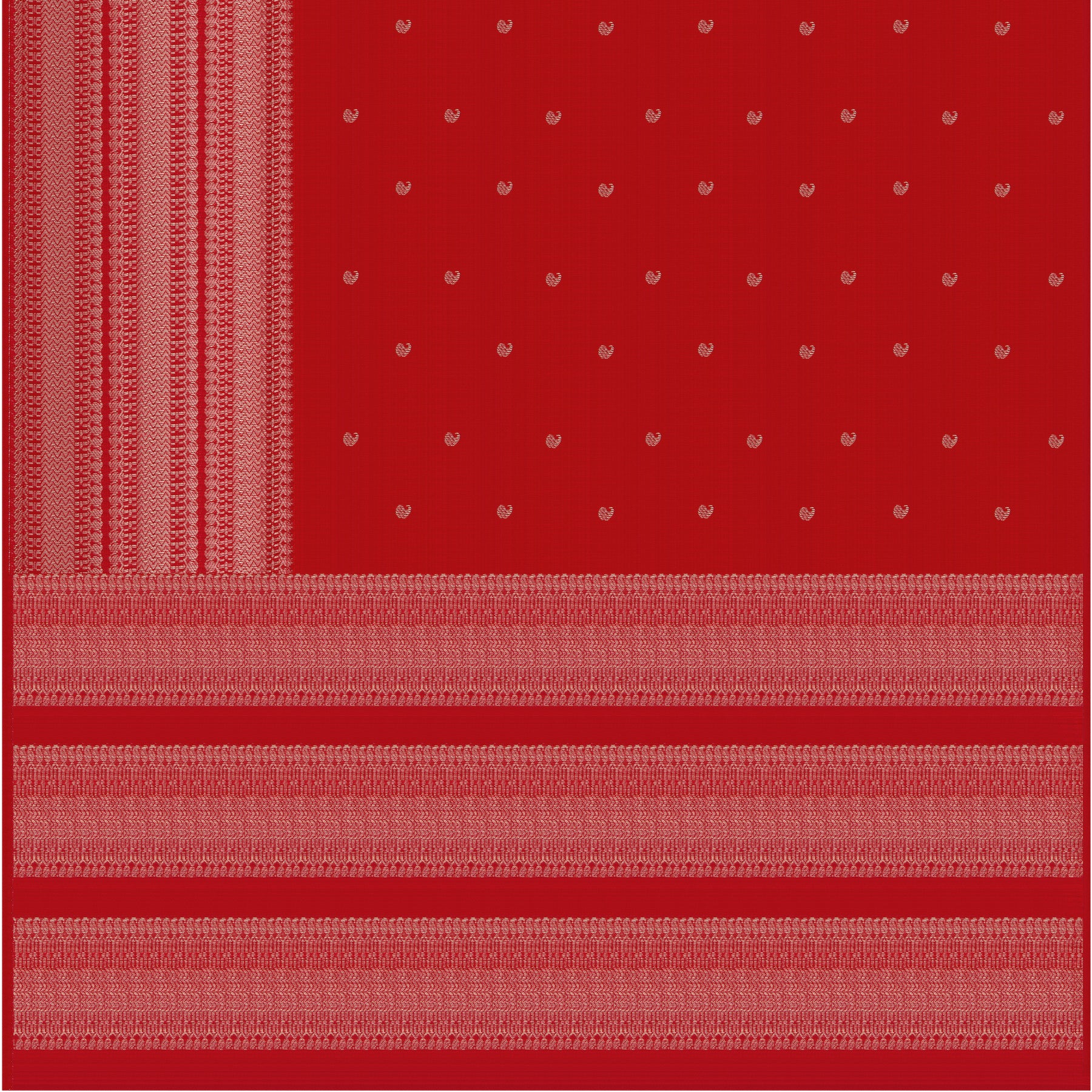 Bailou Silk Sari 25-005-HS002-00155 - Full View