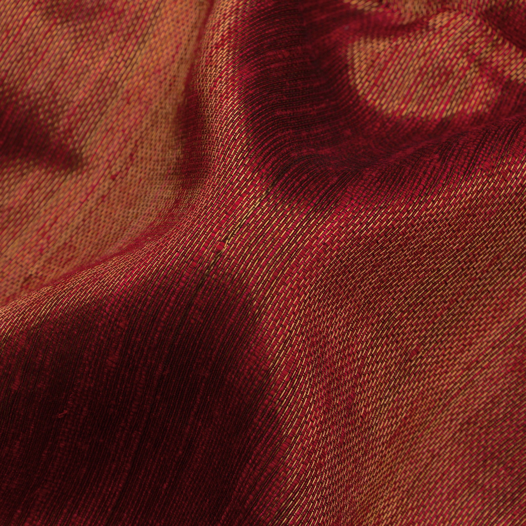 Bailou Jamdani Silk Sari 25-005-HS002-00156 - Fabric View