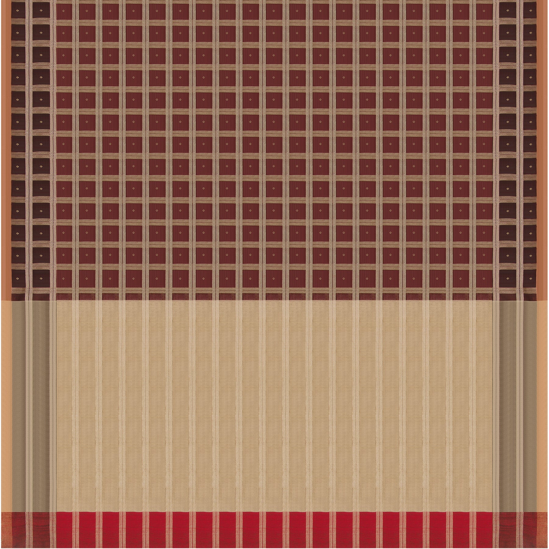 Bailou Tussar Silk Sari 25-005-HS002-00159 - Full View