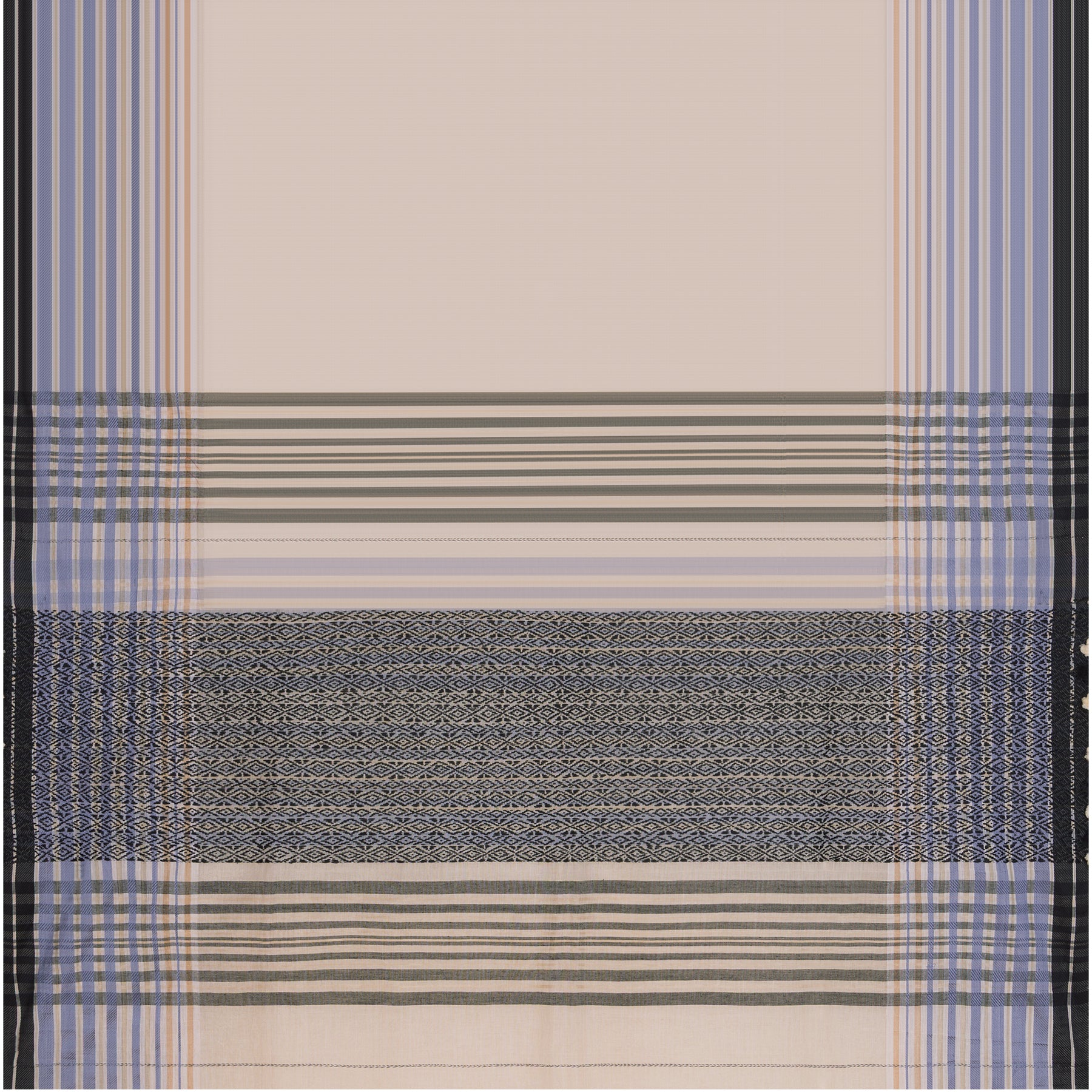 Bailou Cotton Sari 25-005-HS003-00154 - Full View