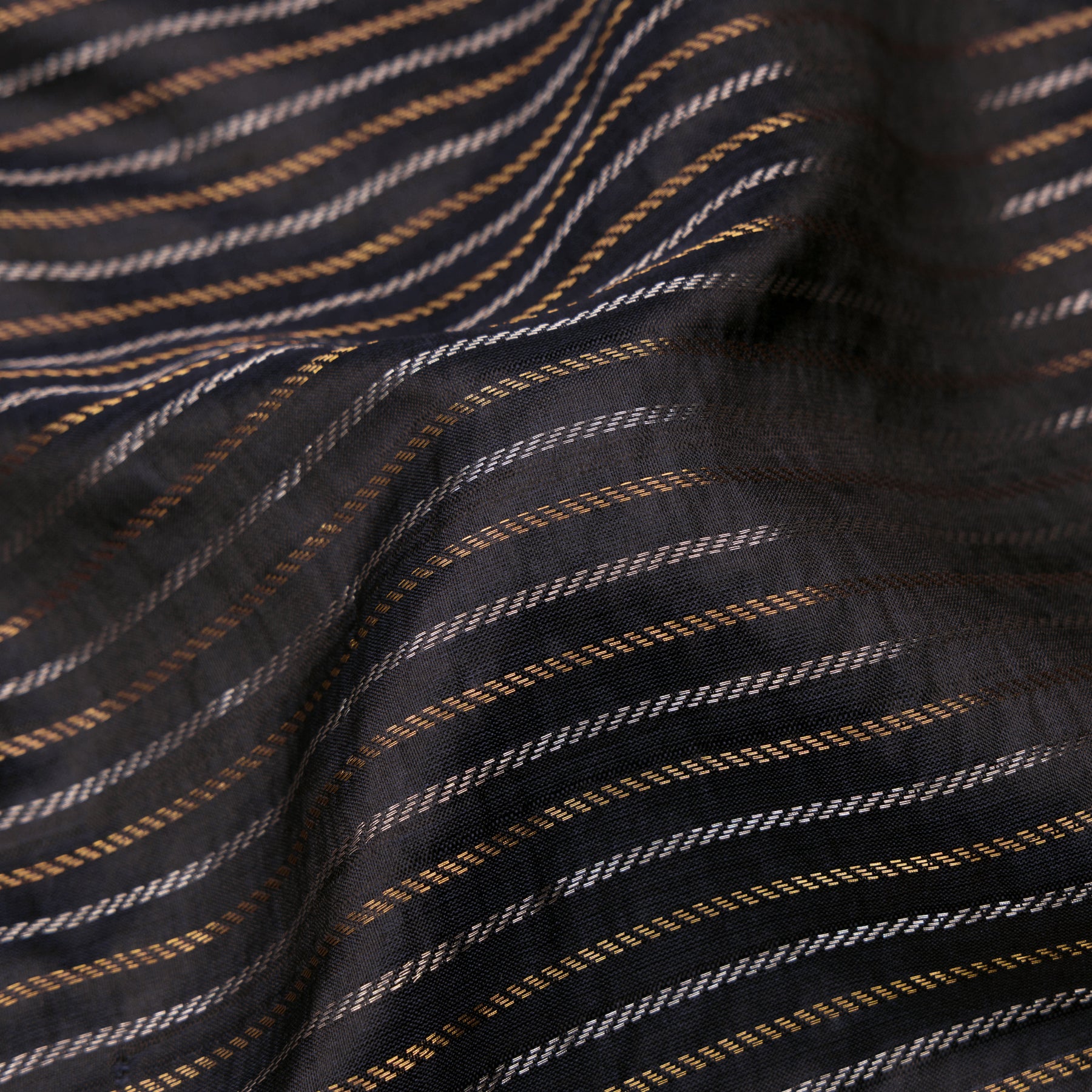 Pradeep Pillai Silk Sari 25-008-HS002-00653 - Fabric View