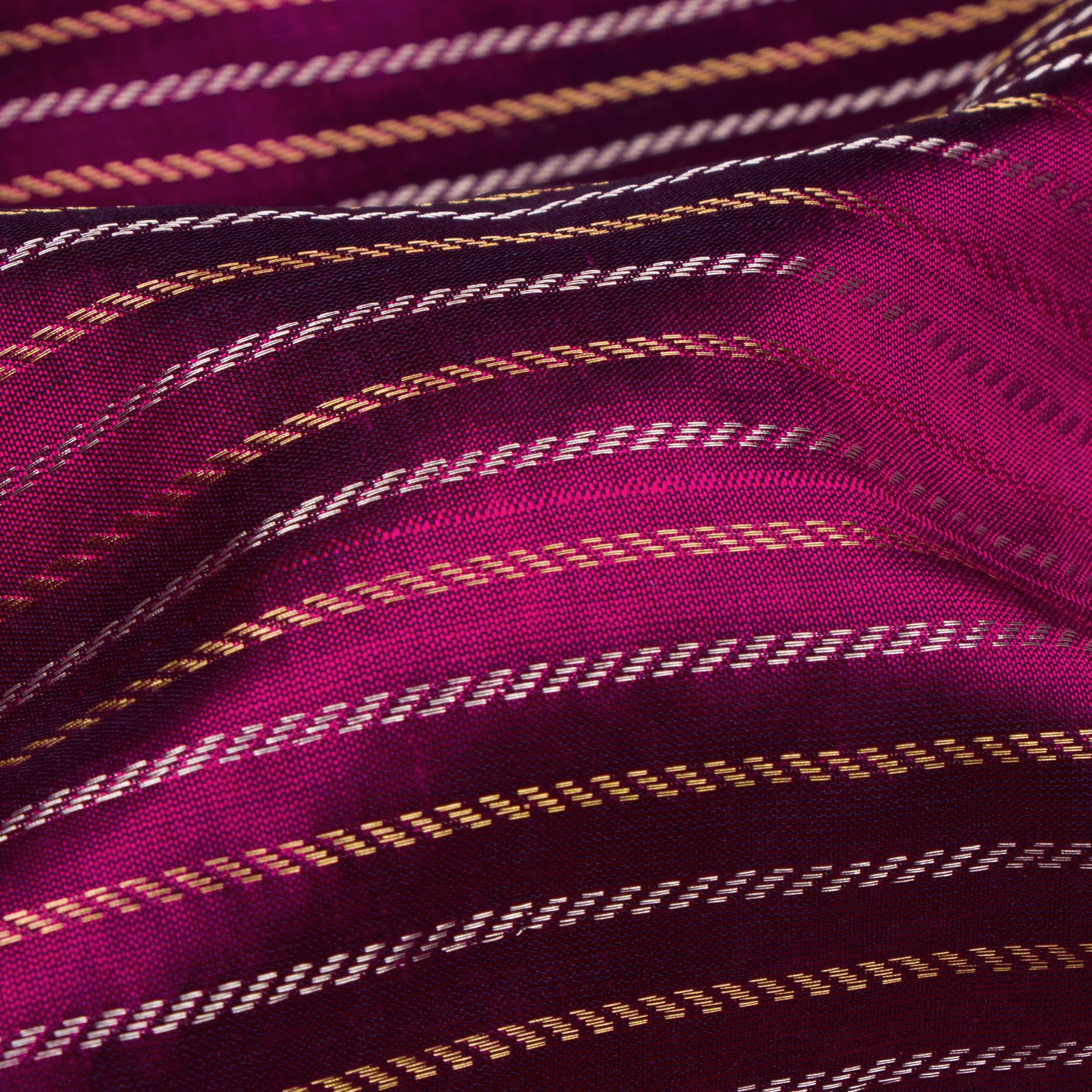 Pradeep Pillai Silk Sari 25-008-HS002-00672 - Fabric View