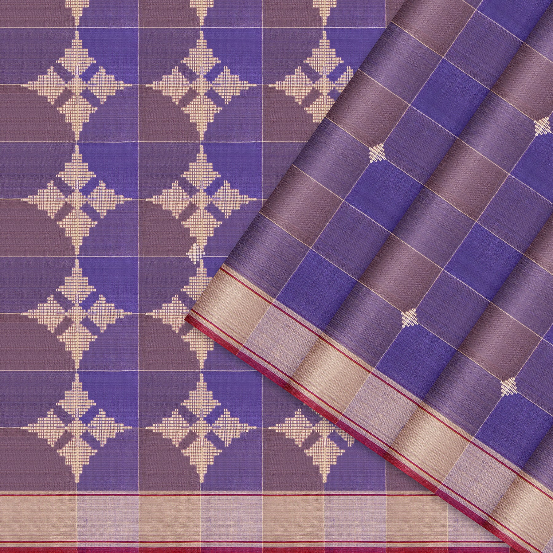 Pradeep Pillai Tussore Silk Sari 25-008-HS002-00684