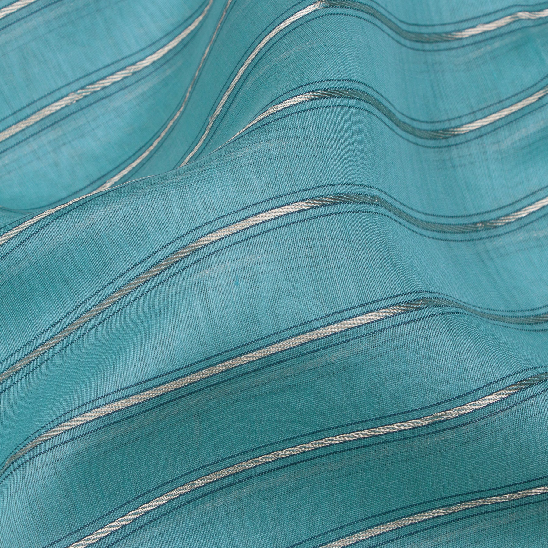 Pradeep Pillai Chanderi Silk/Cotton Sari 25-008-HS005-00004 - Fabric View