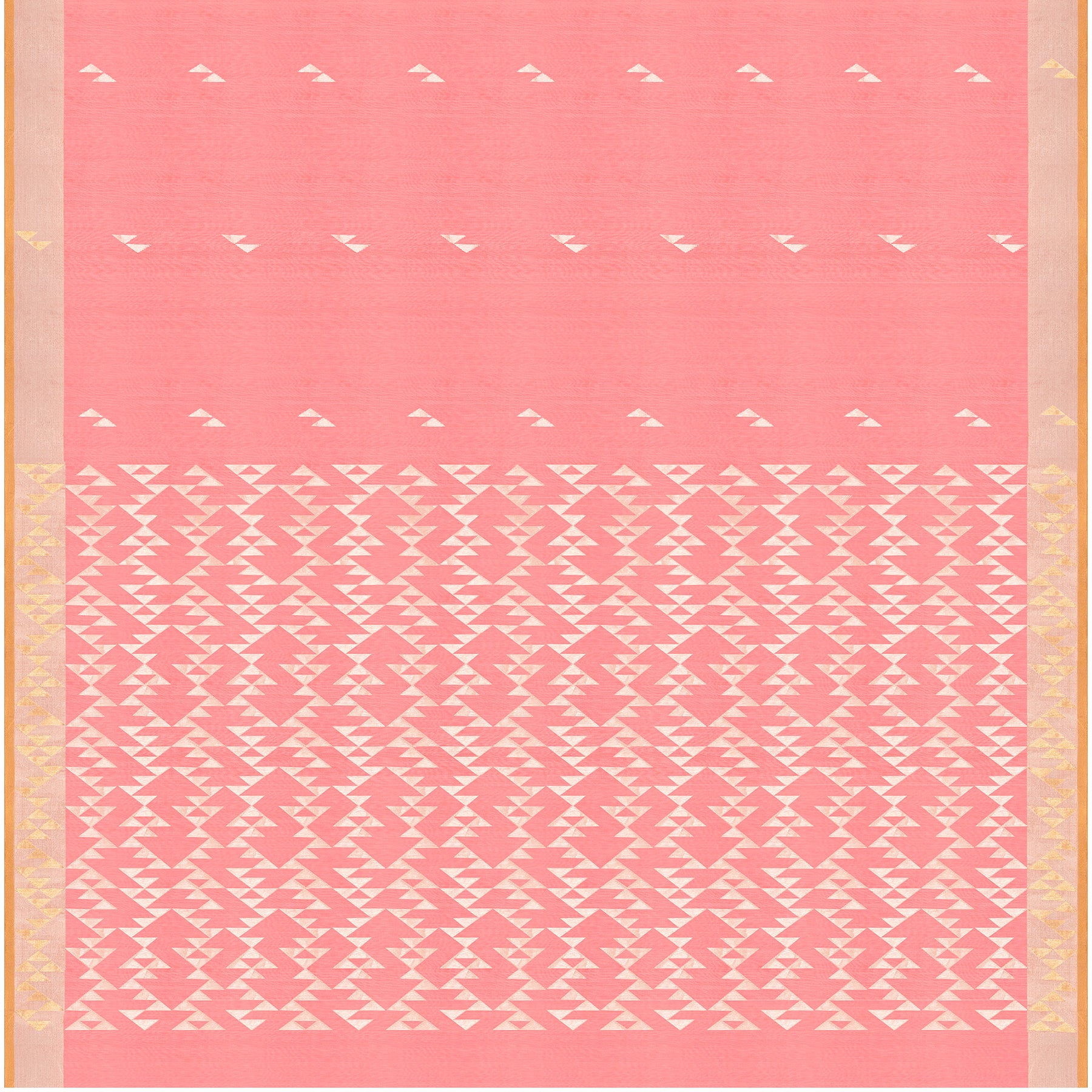 Pradeep Pillai Chanderi Silk/Cotton Sari 25-008-HS005-00491 - Full View