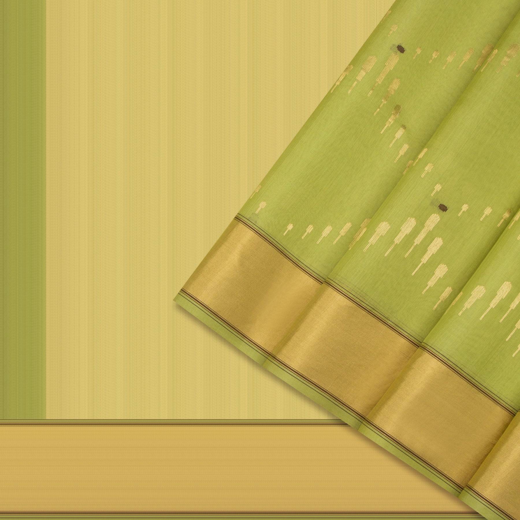 Pradeep Pillai Chanderi Silk/Cotton Sari 25-008-HS005-00080 - Cover View