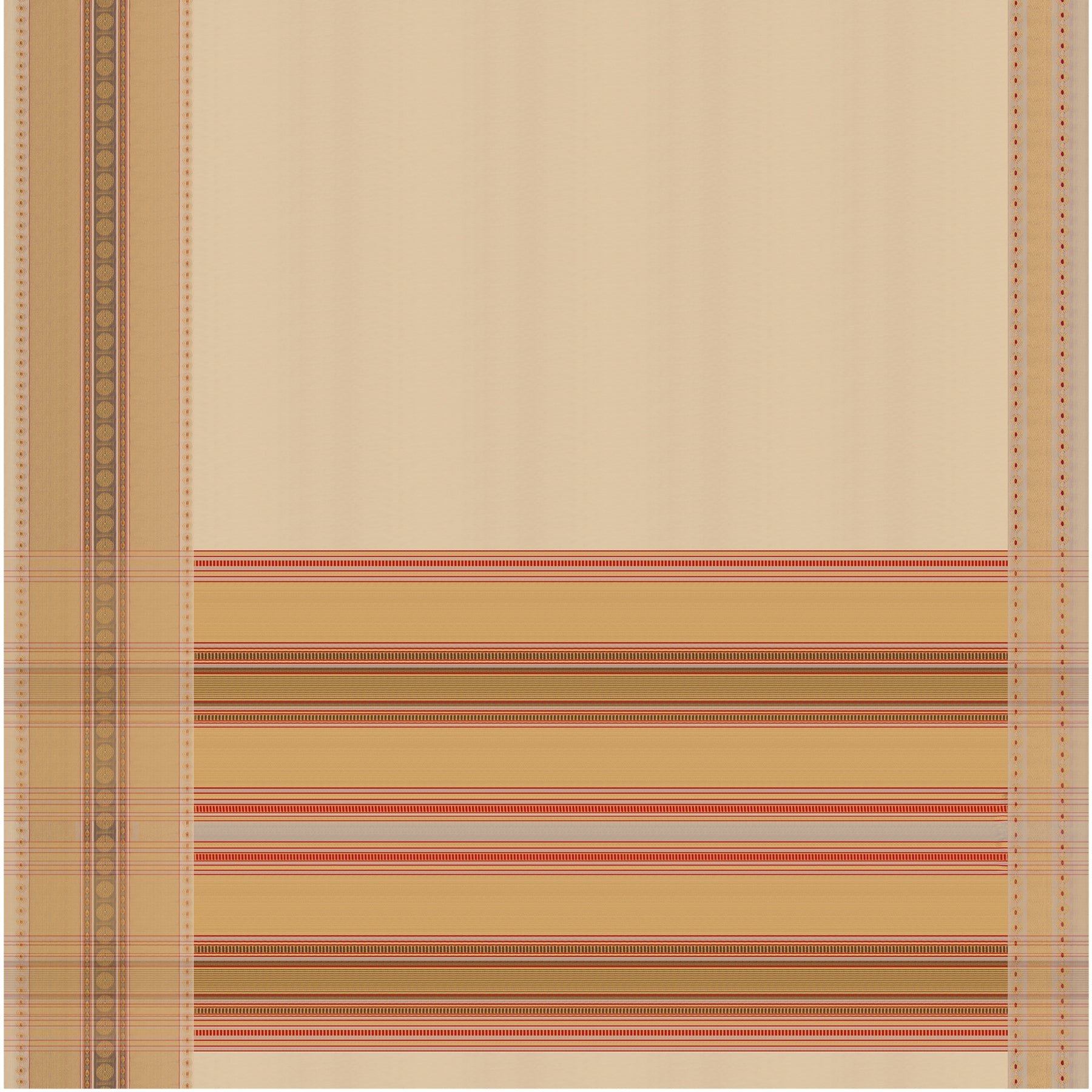 Pradeep Pillai Chanderi Silk/Cotton Sari 25-008-HS005-00530 - Full View